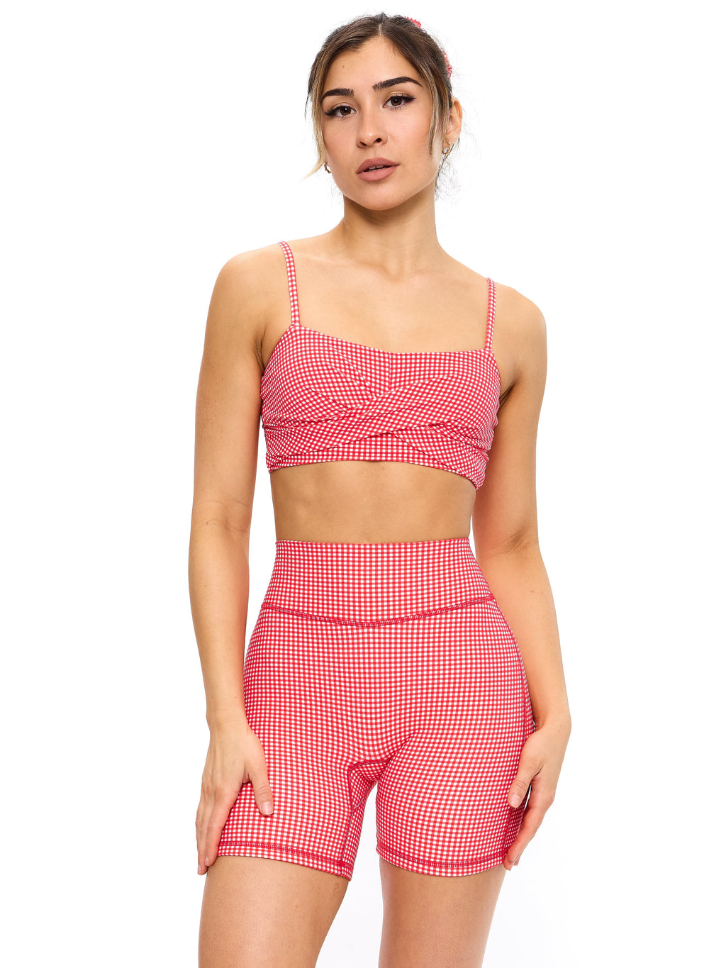 Legacy Short 6" - Red Gingham