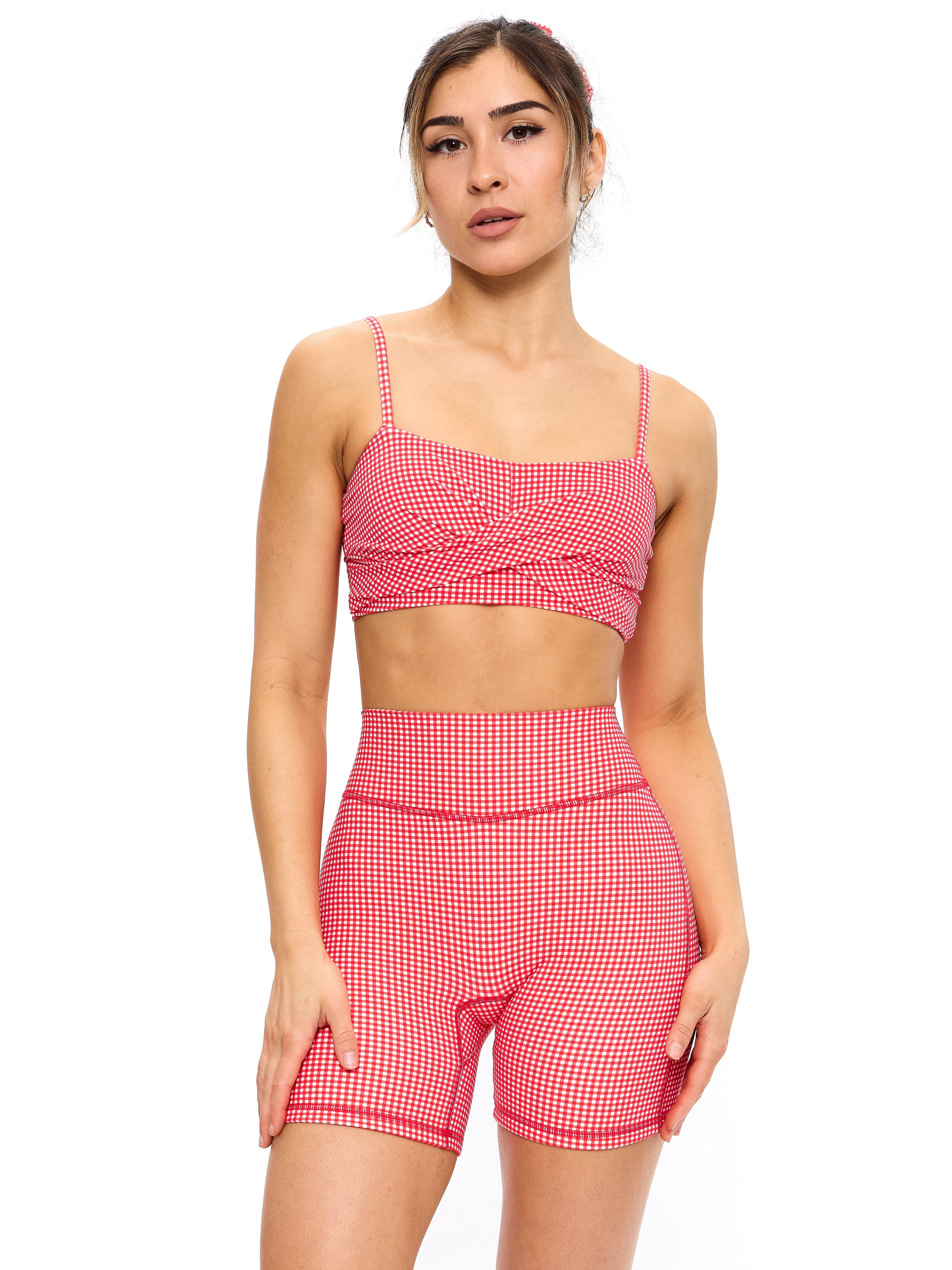 Legacy Short 6" - Red Gingham