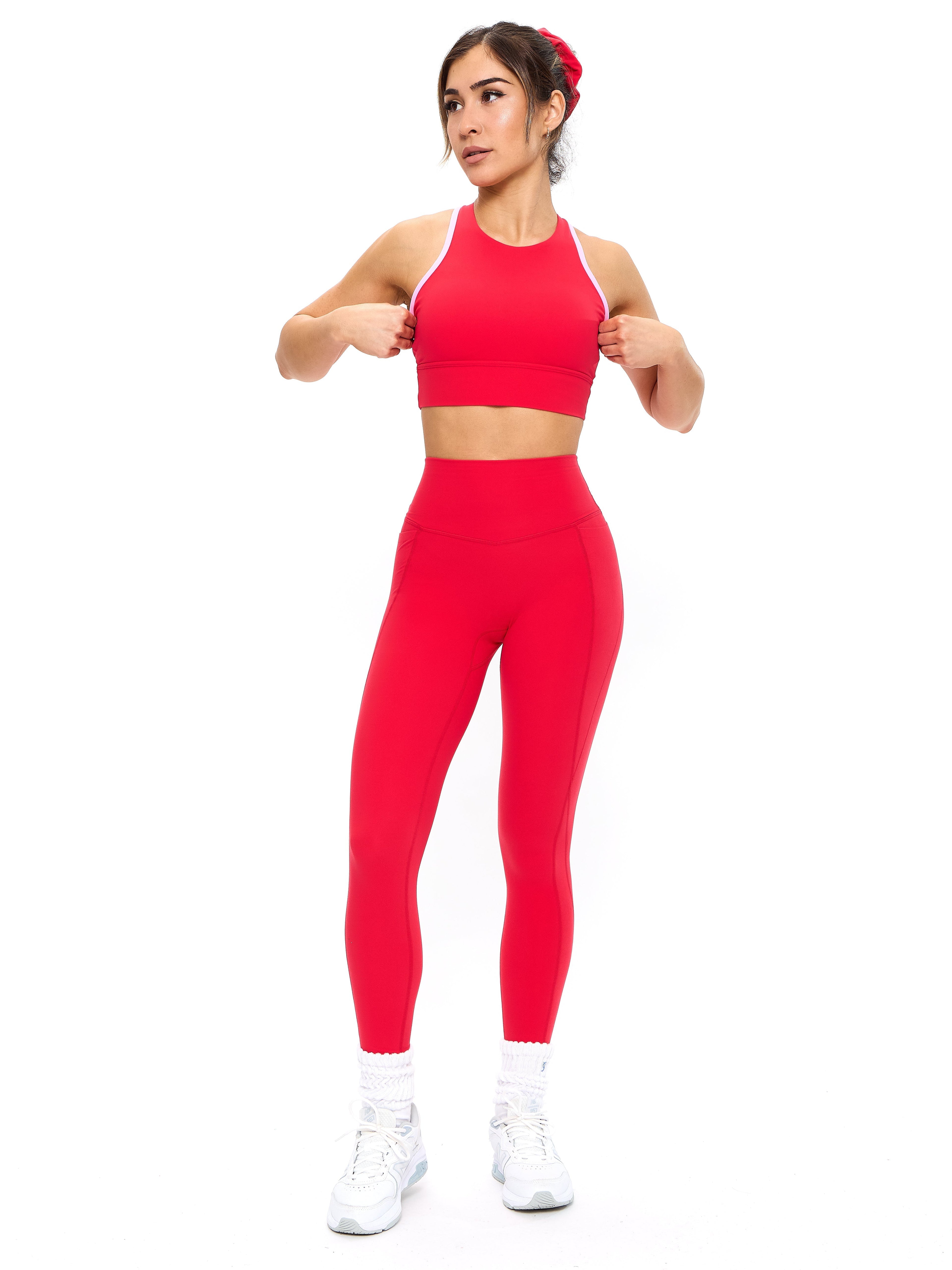 Legacy Pocket Legging - Salsa Red
