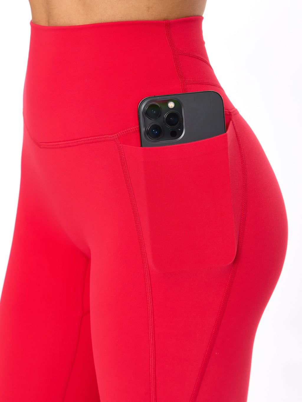 Legacy Pocket Legging - Salsa Red