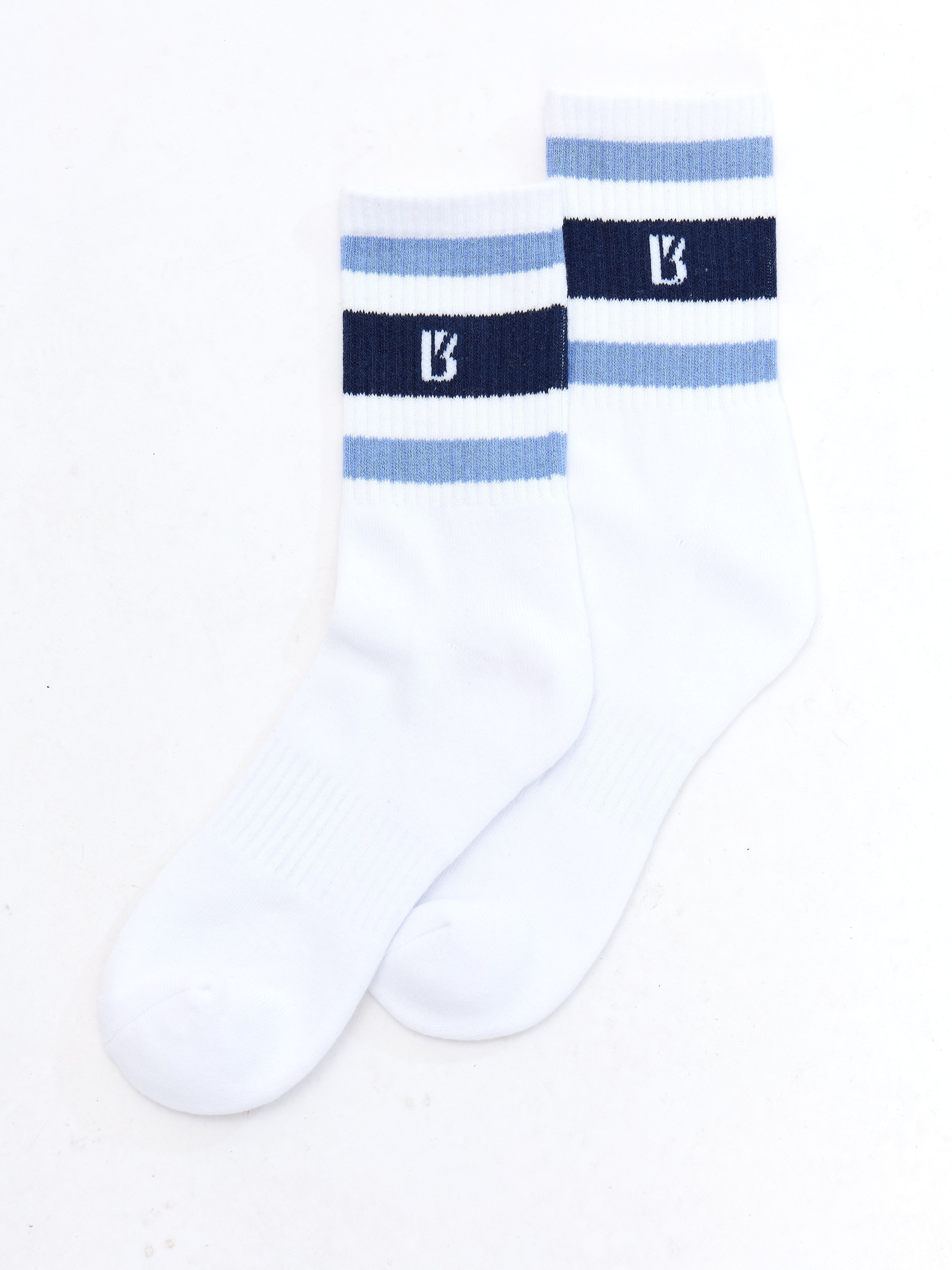 3 Pack Half Crew Stripe Sock - Story Stripe