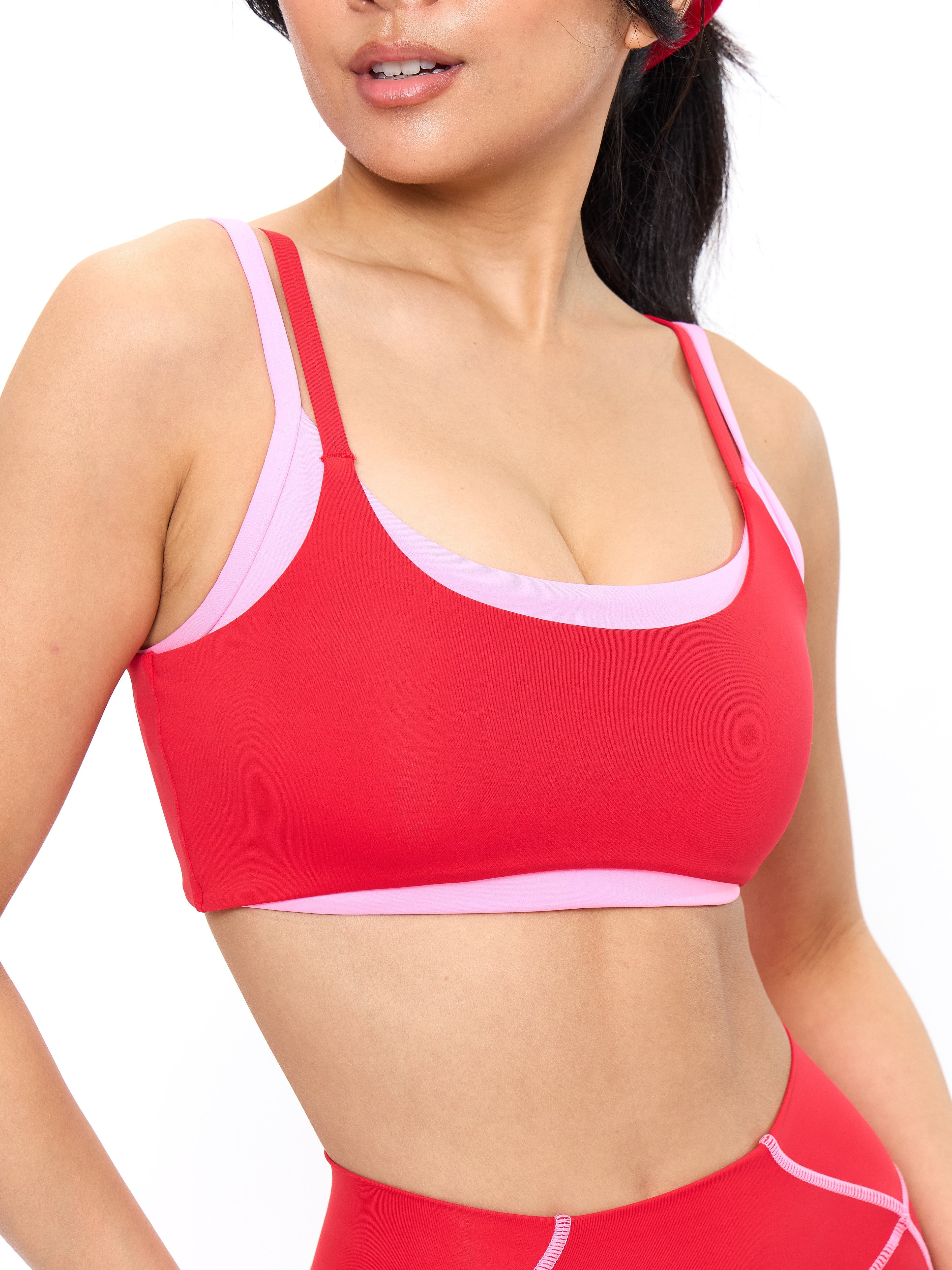 Story Sports Bra - Salsa Red