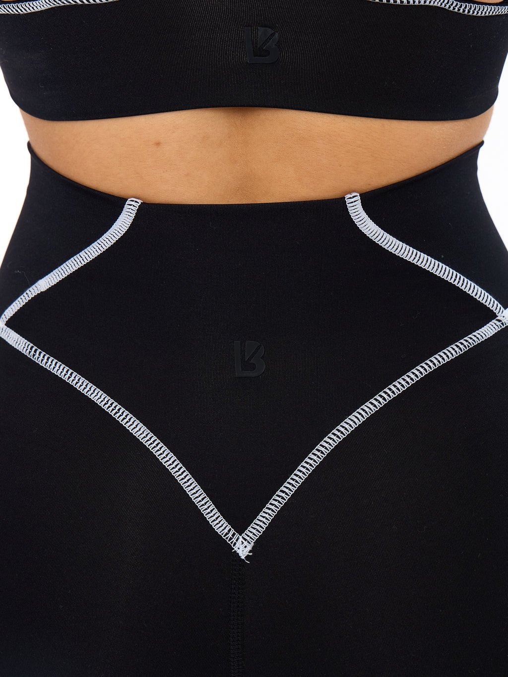 Airbrush Hourglass Legging - Onyx Black