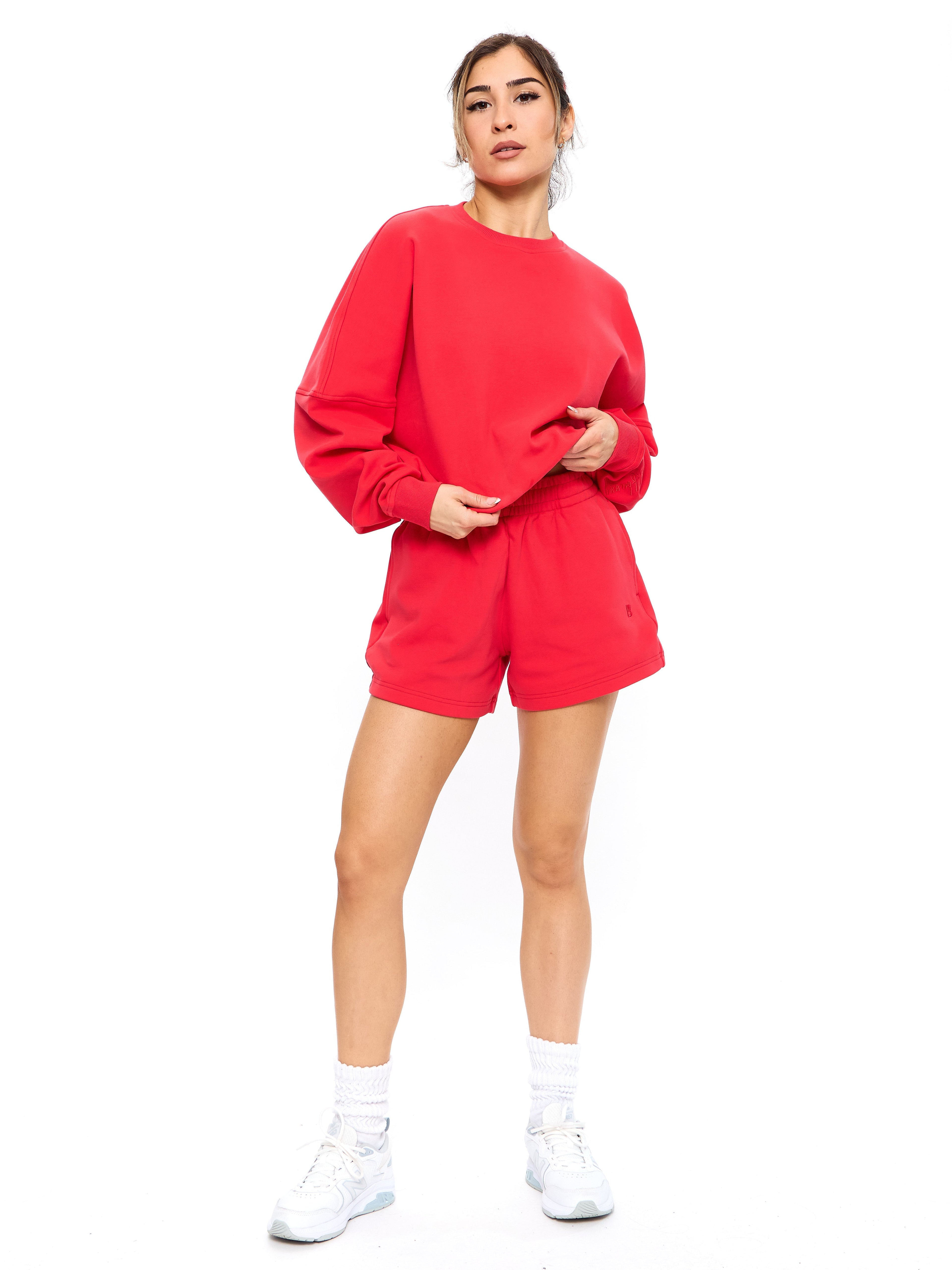 Story Cloud Pullover - Salsa Red