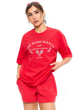 Match Short Sleeve Tee - Salsa Red