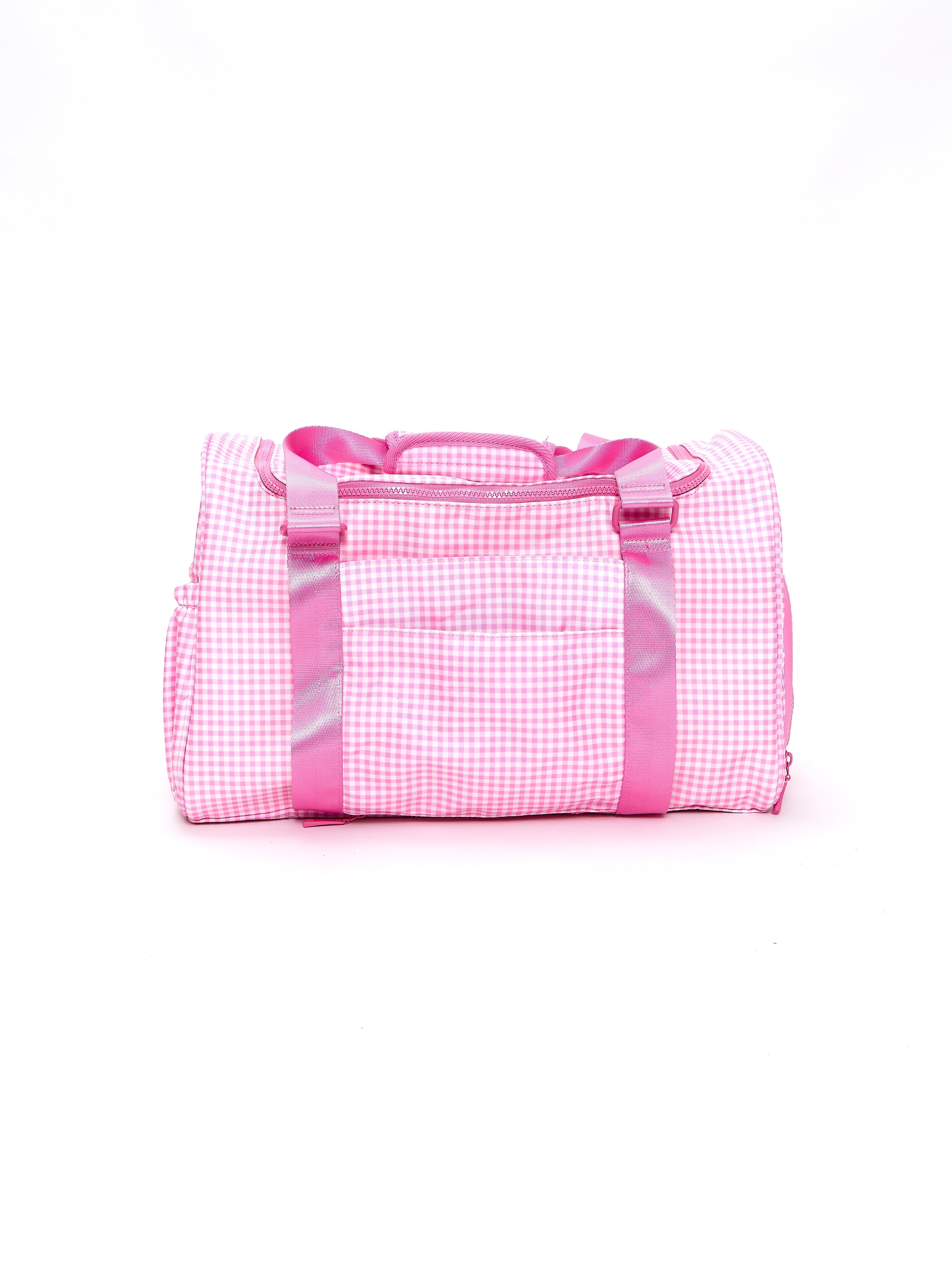Ultimate Pocket Duffel - Pink Gingham