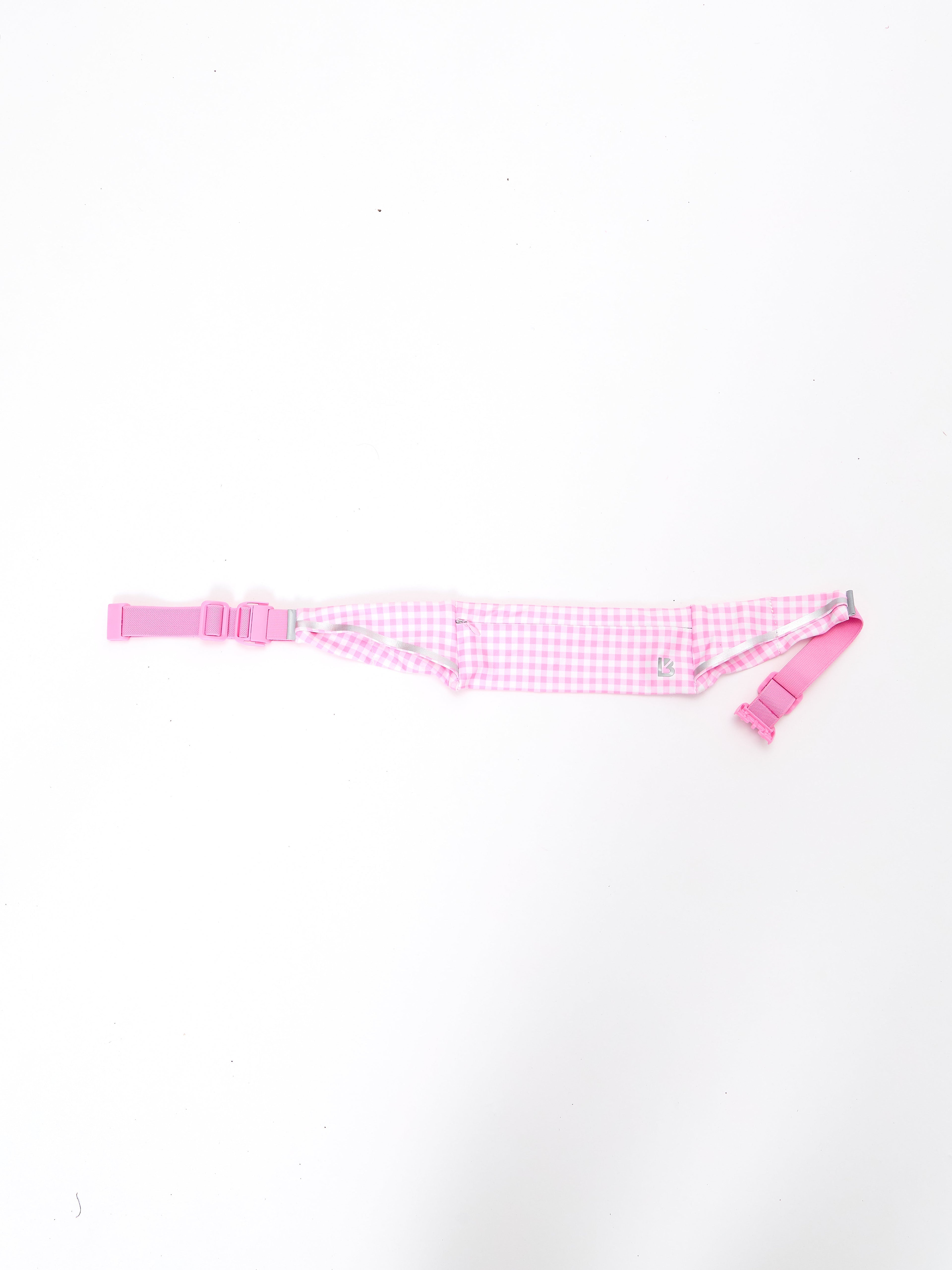 Story Running Belt - Pink Gingham