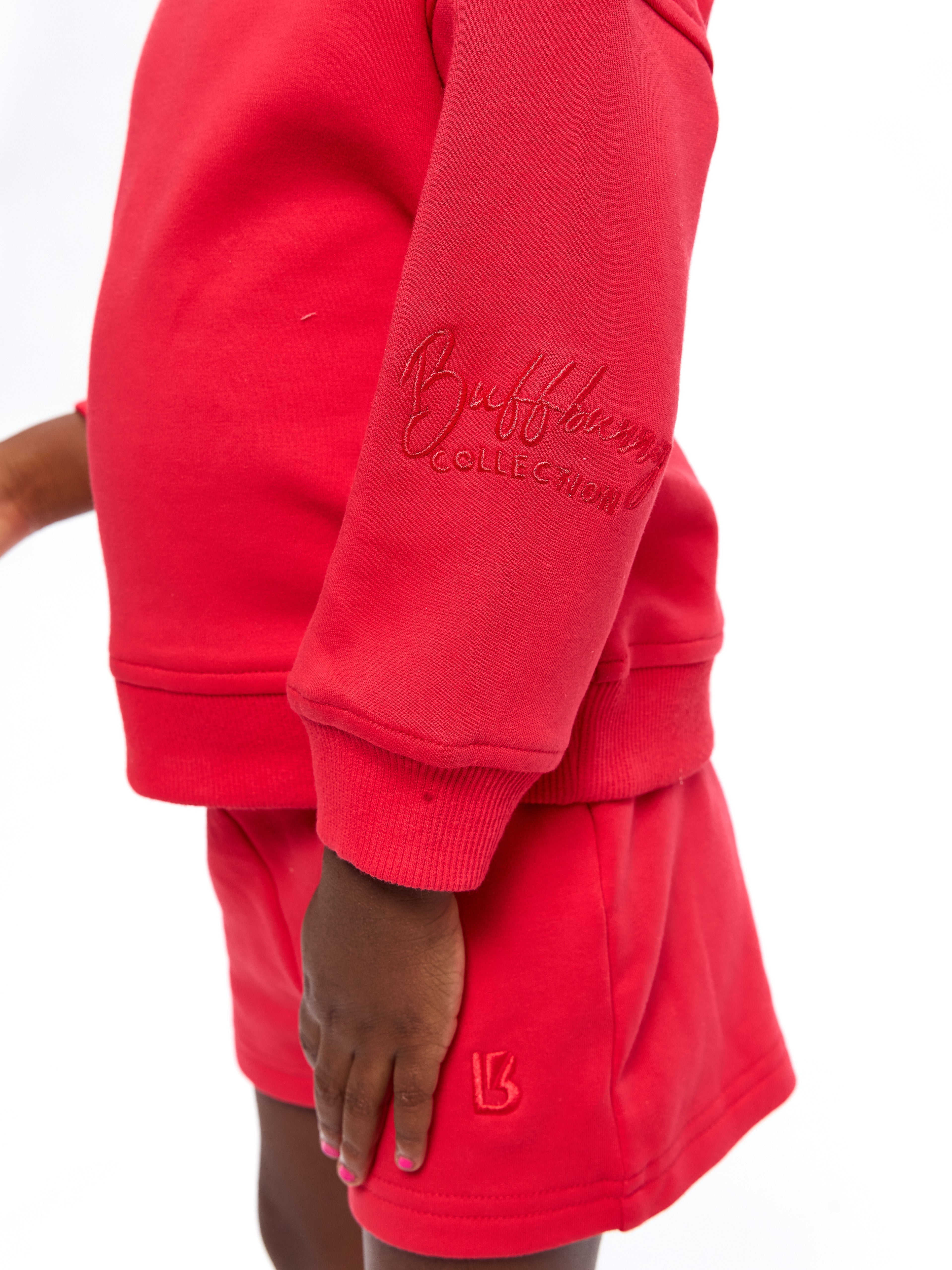 Mini Cloud Pullover - Salsa Red