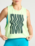 Run Crop Tank - Limearita