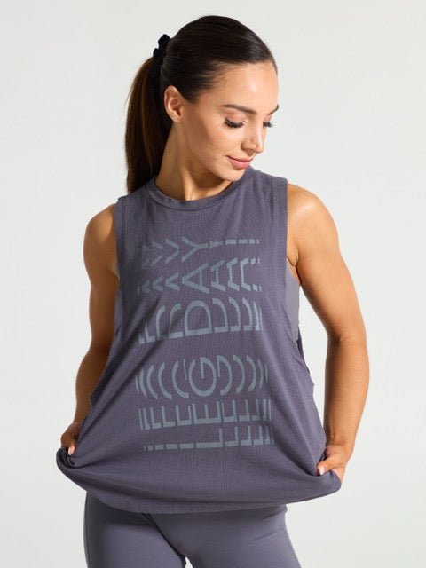 Leg Day Tank - Blue Steel