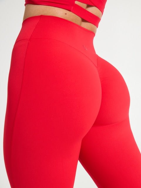 Aggressive Scrunch Legging - Salsa Red
