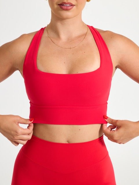 Revolution Sports Bra - Salsa Red
