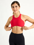 Curve Sports Bra - Lipstick Red