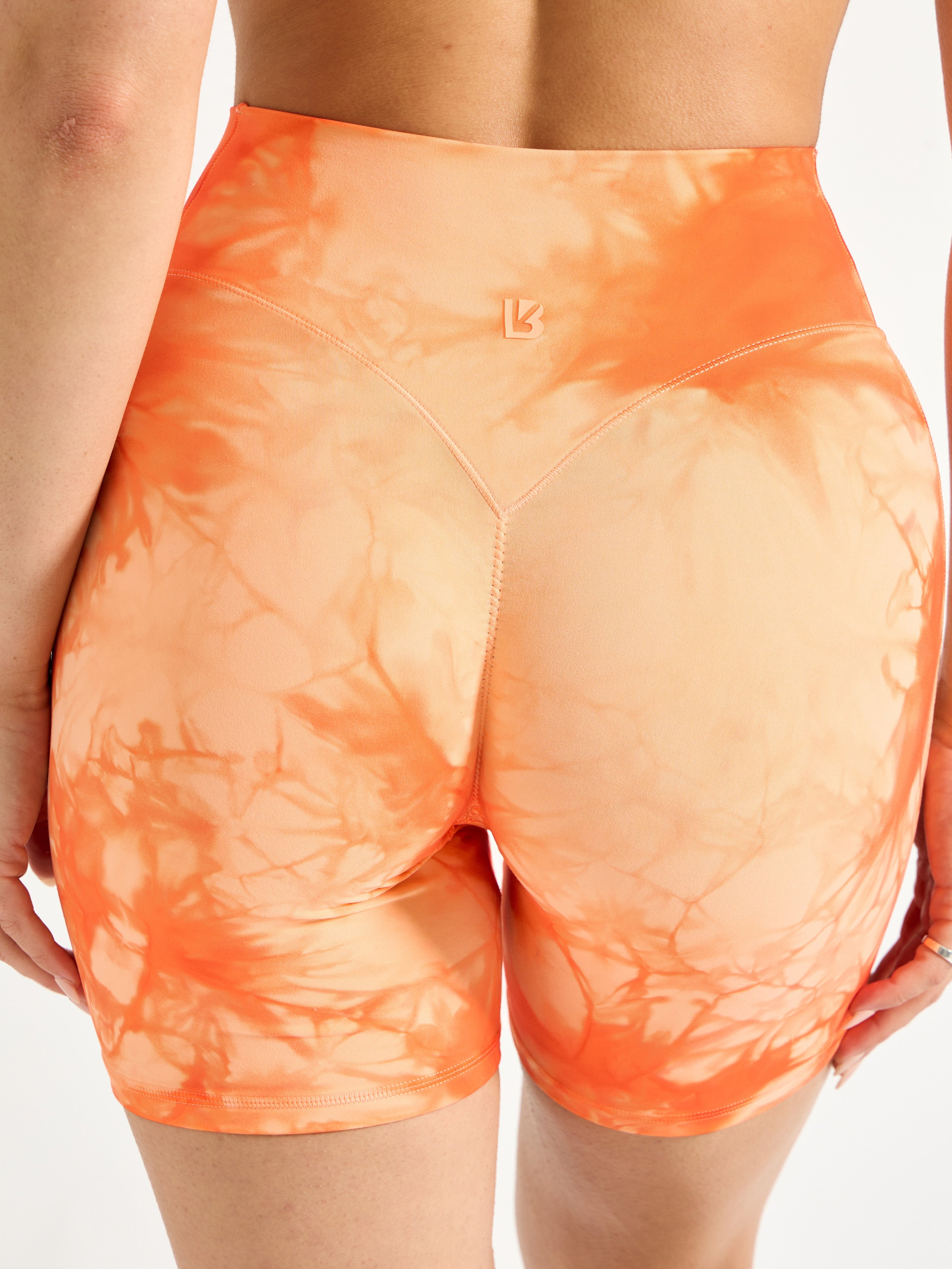 Aggressive Scrunch Short 7" - Peach Rings Tie Dye