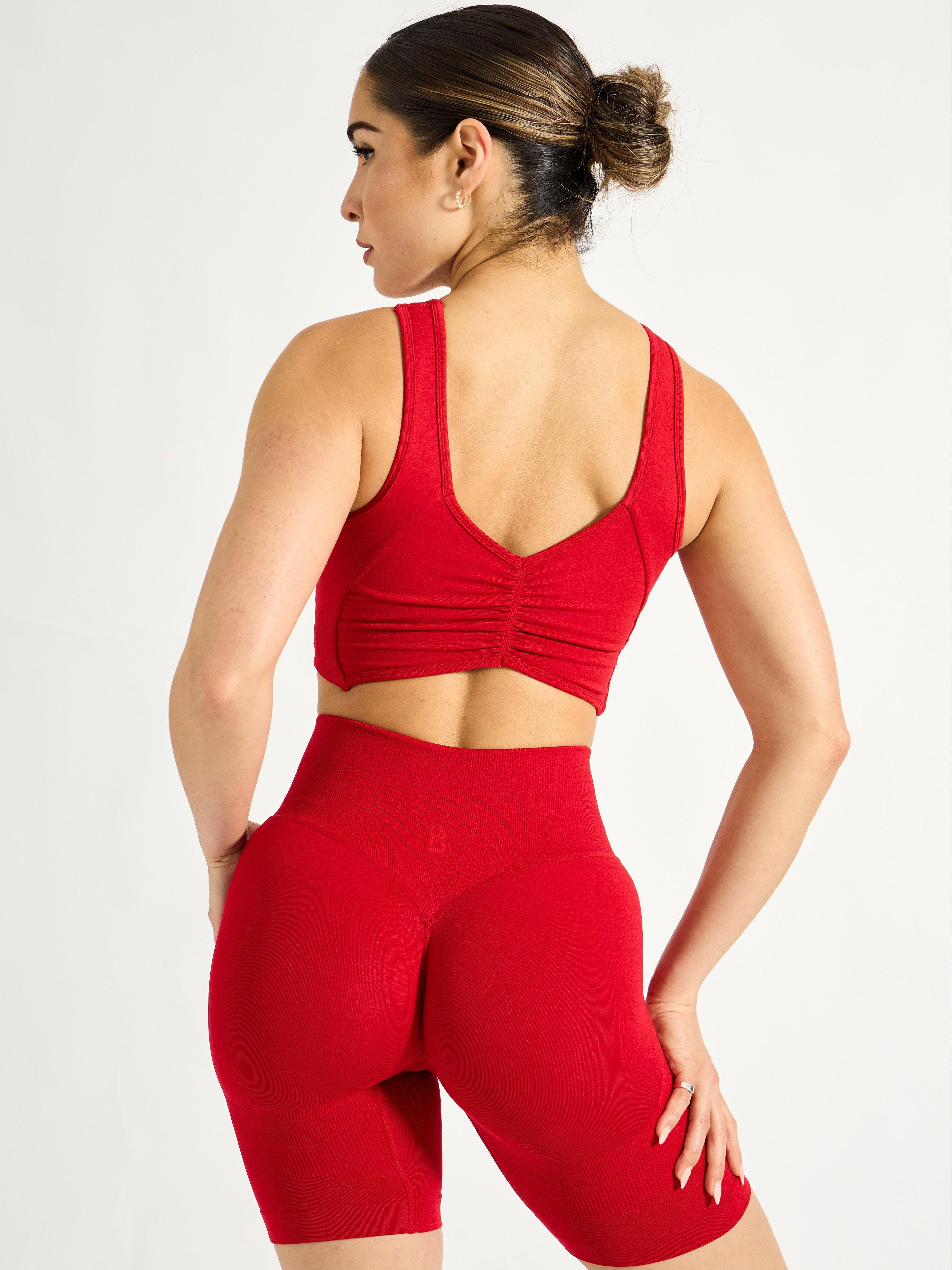 Miracle Seamless Short 6" - Salsa Red