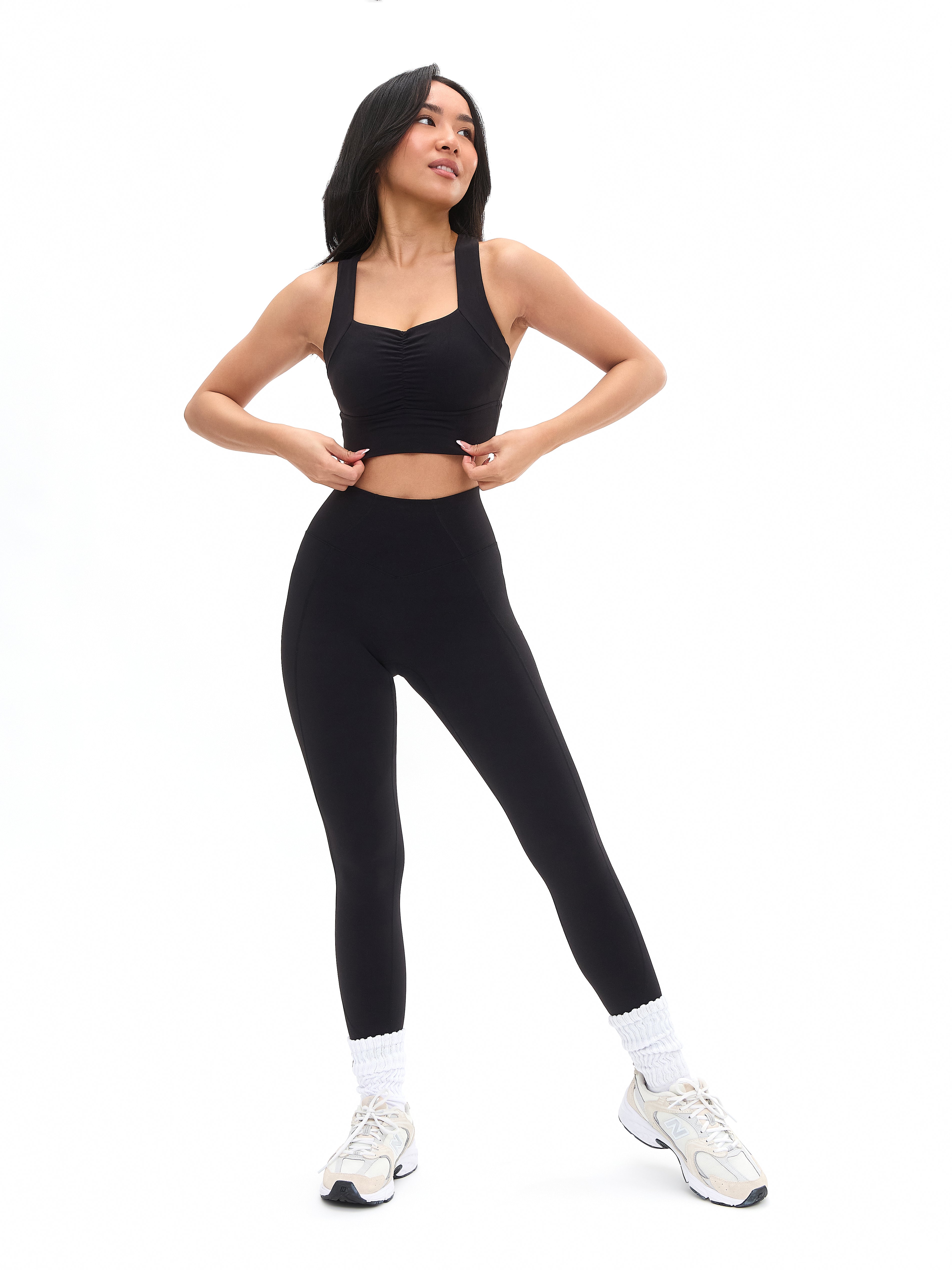 Bloom Sports Bra - Onyx Black