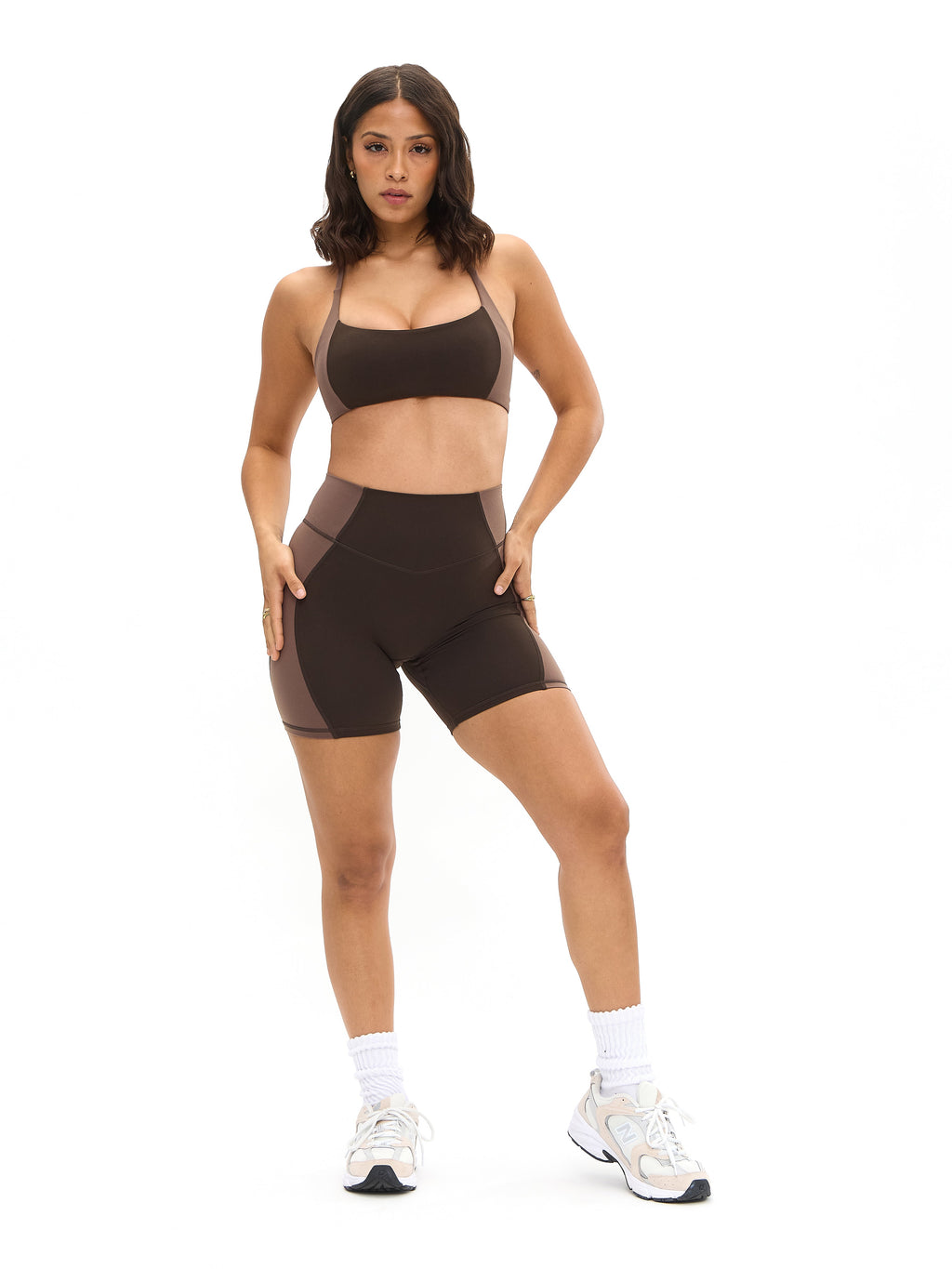 Aurora Sports Bra - Cold Brew and Grounds