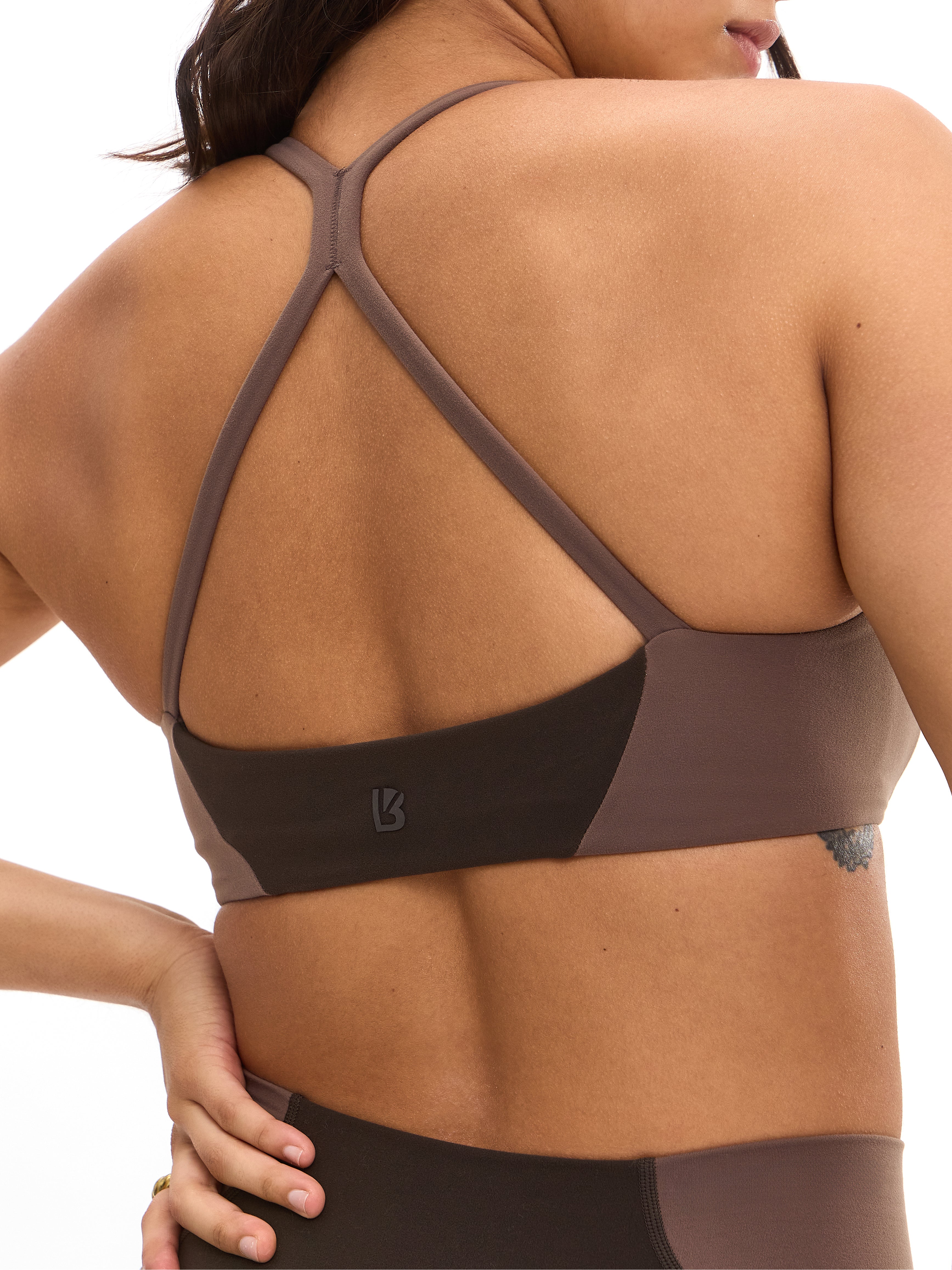 Aurora Sports Bra - Cold Brew and Grounds