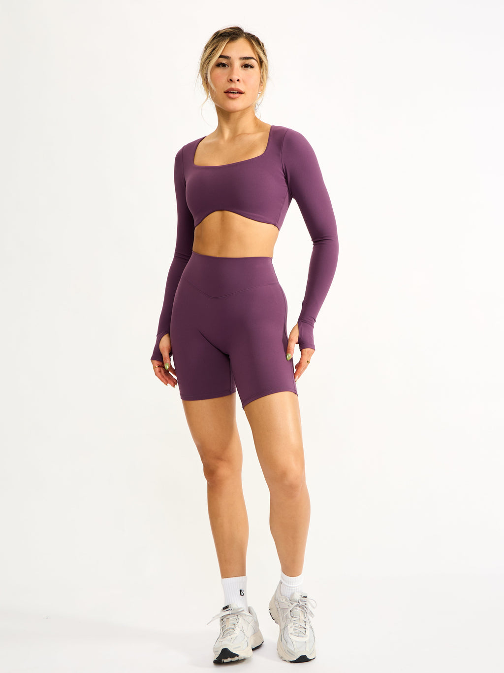 Long Sleeve Curve Crop - High Court