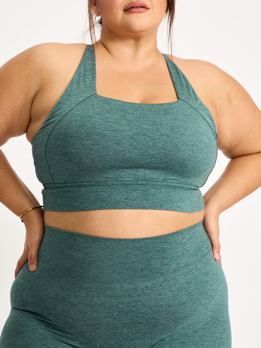 Dream Heather Square Neck Sports Bra - Heiress Ivy