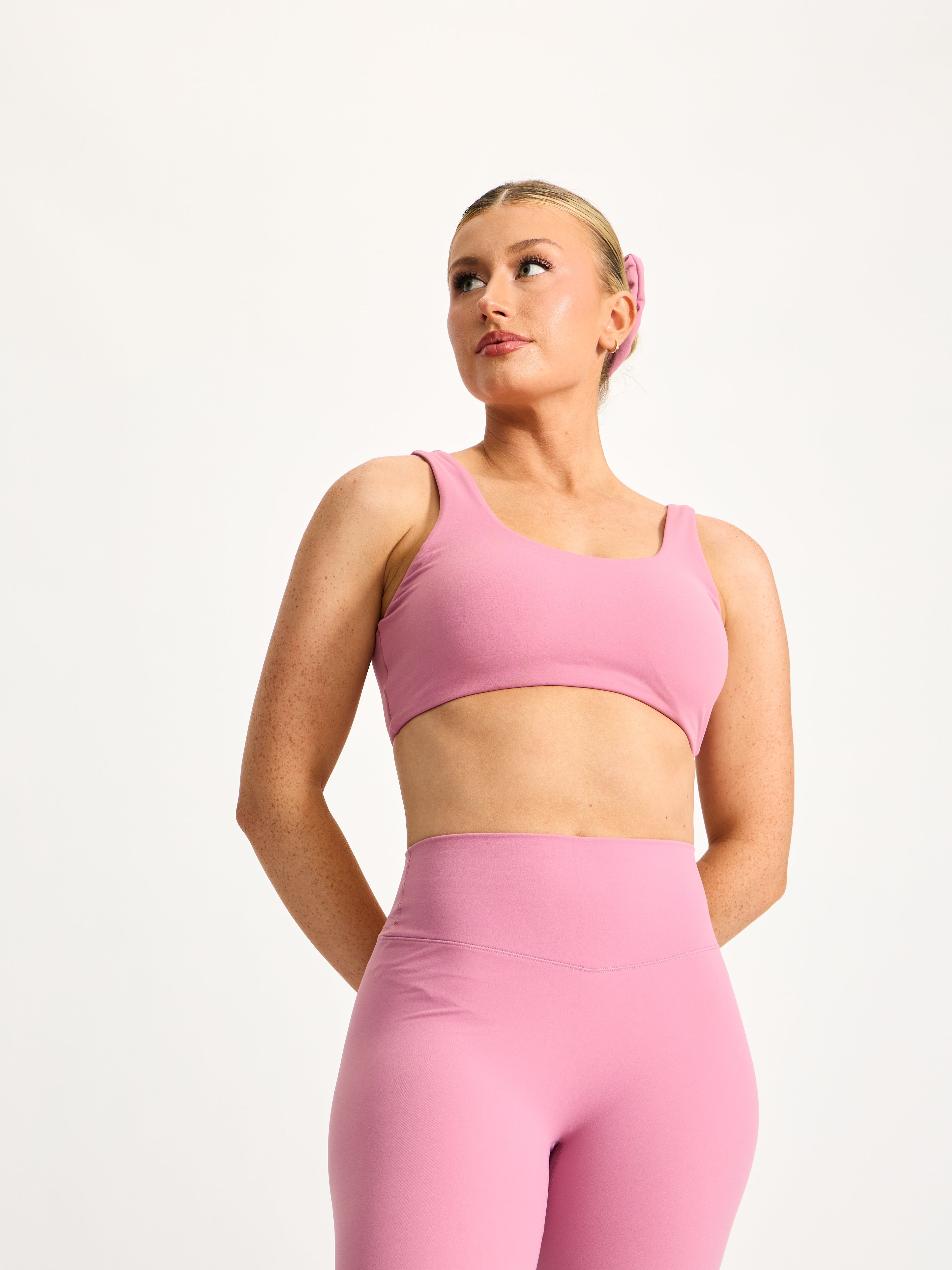 Double Dip Butter Sports Bra - Bloom