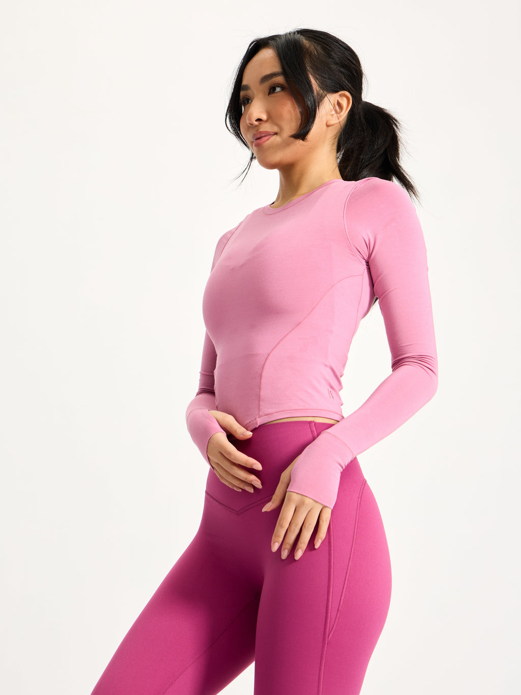 Halo Long Sleeve Baby Tee - Bloom