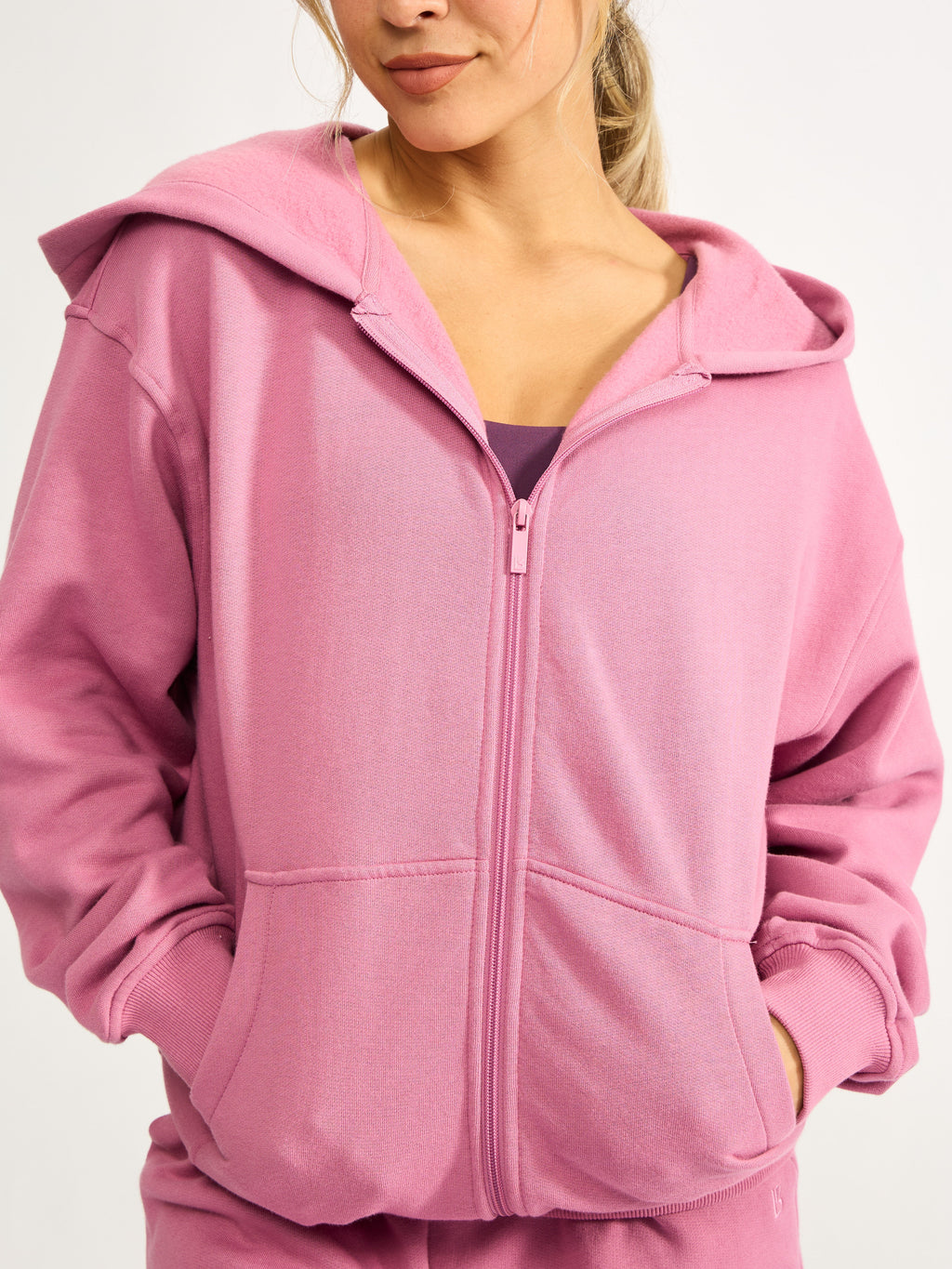 Threads Zip Hoodie - Bloom