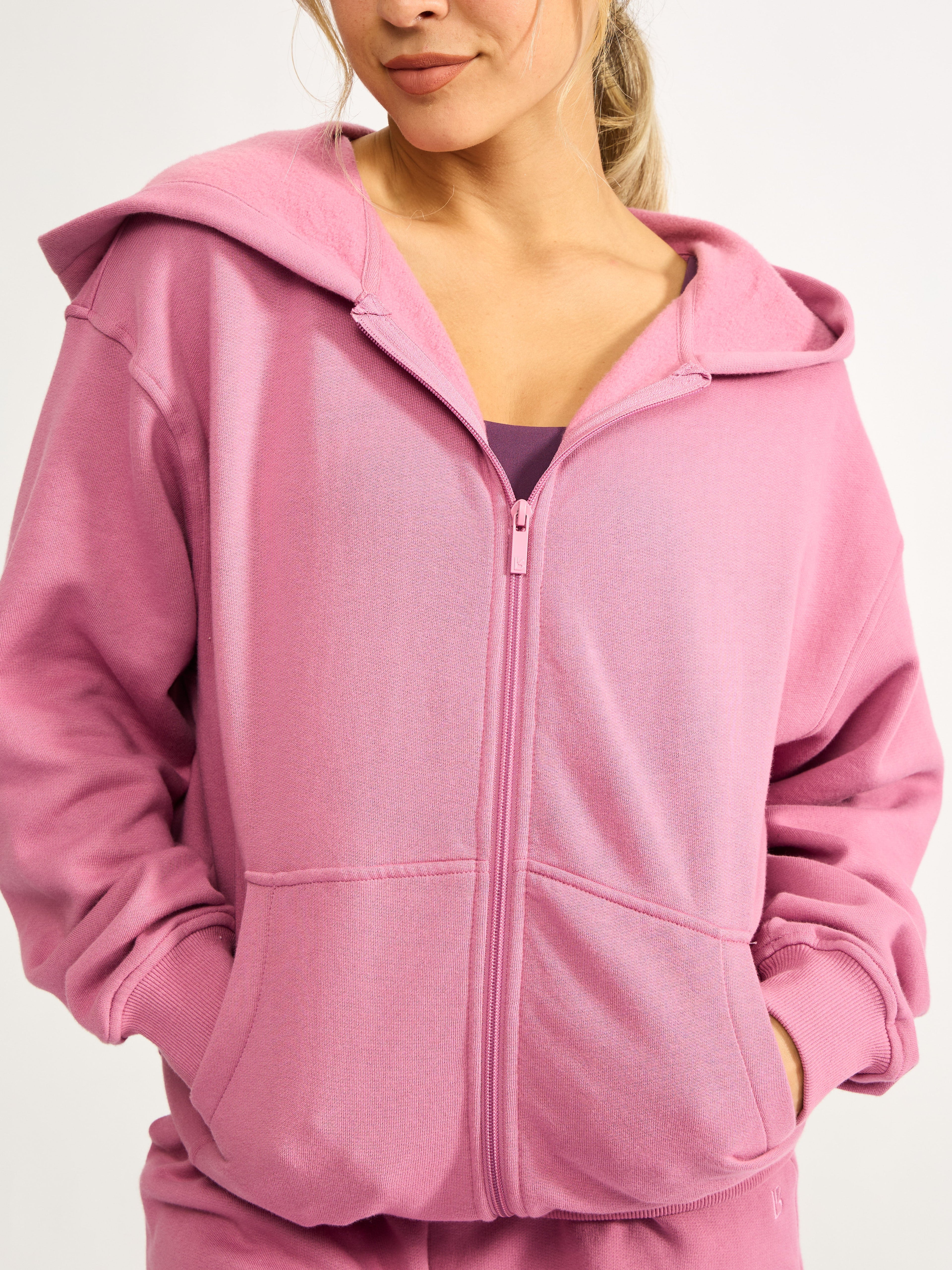 Threads Zip Hoodie - Bloom