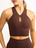 Sphynx Seamless Sports Bra - Truffle