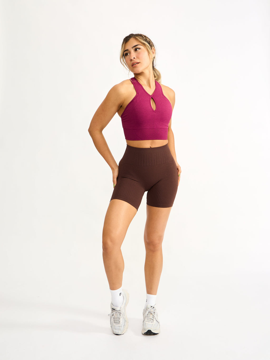 Sphynx Seamless Sports Bra - Empire Rose