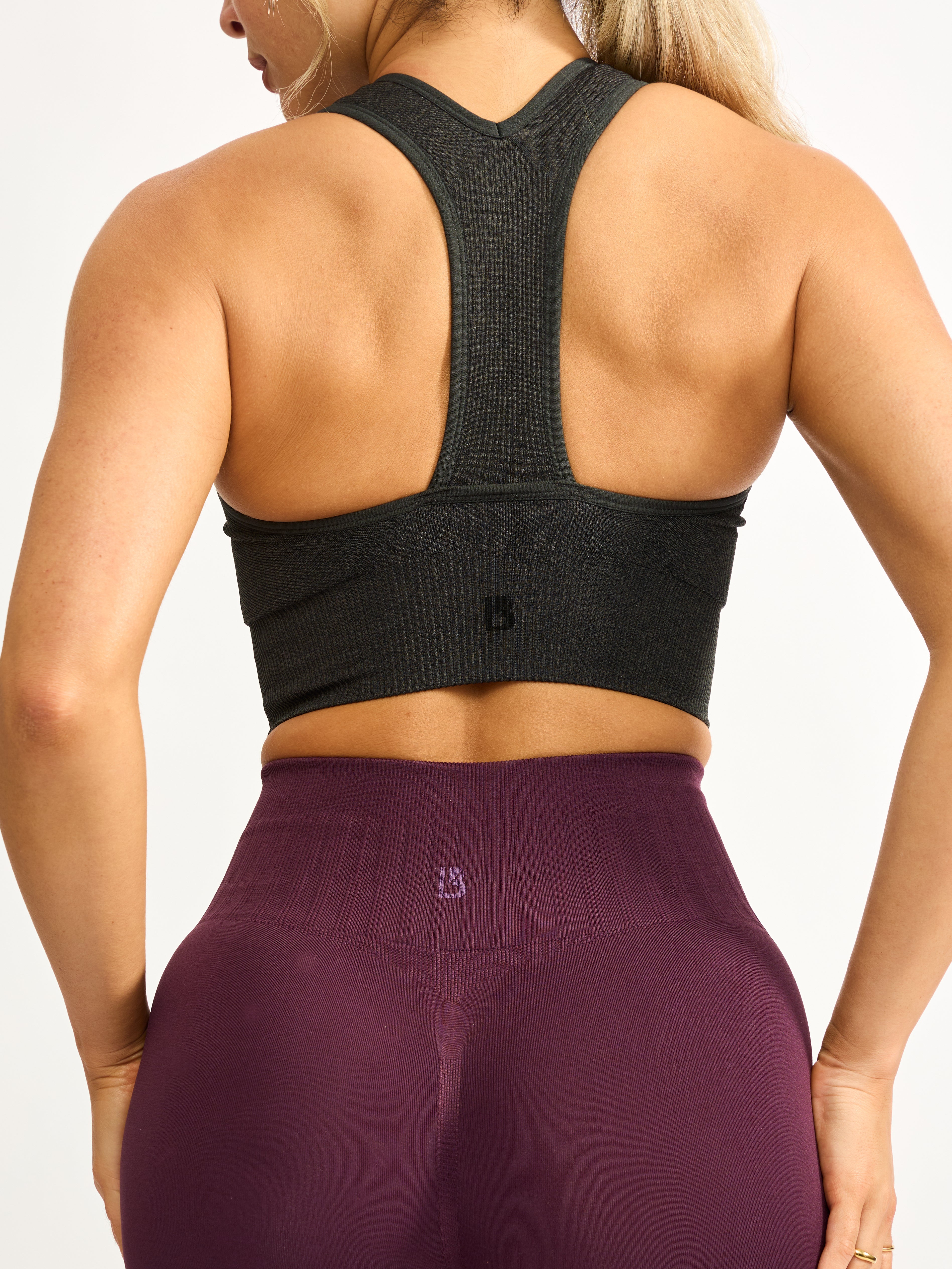 Sphynx Seamless Sports Bra - Charcoal