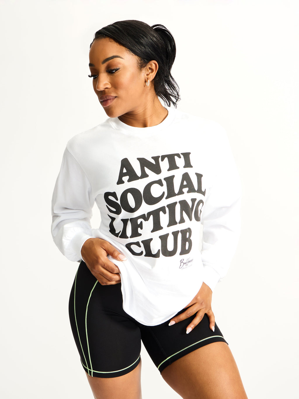 Social LS Tee - White