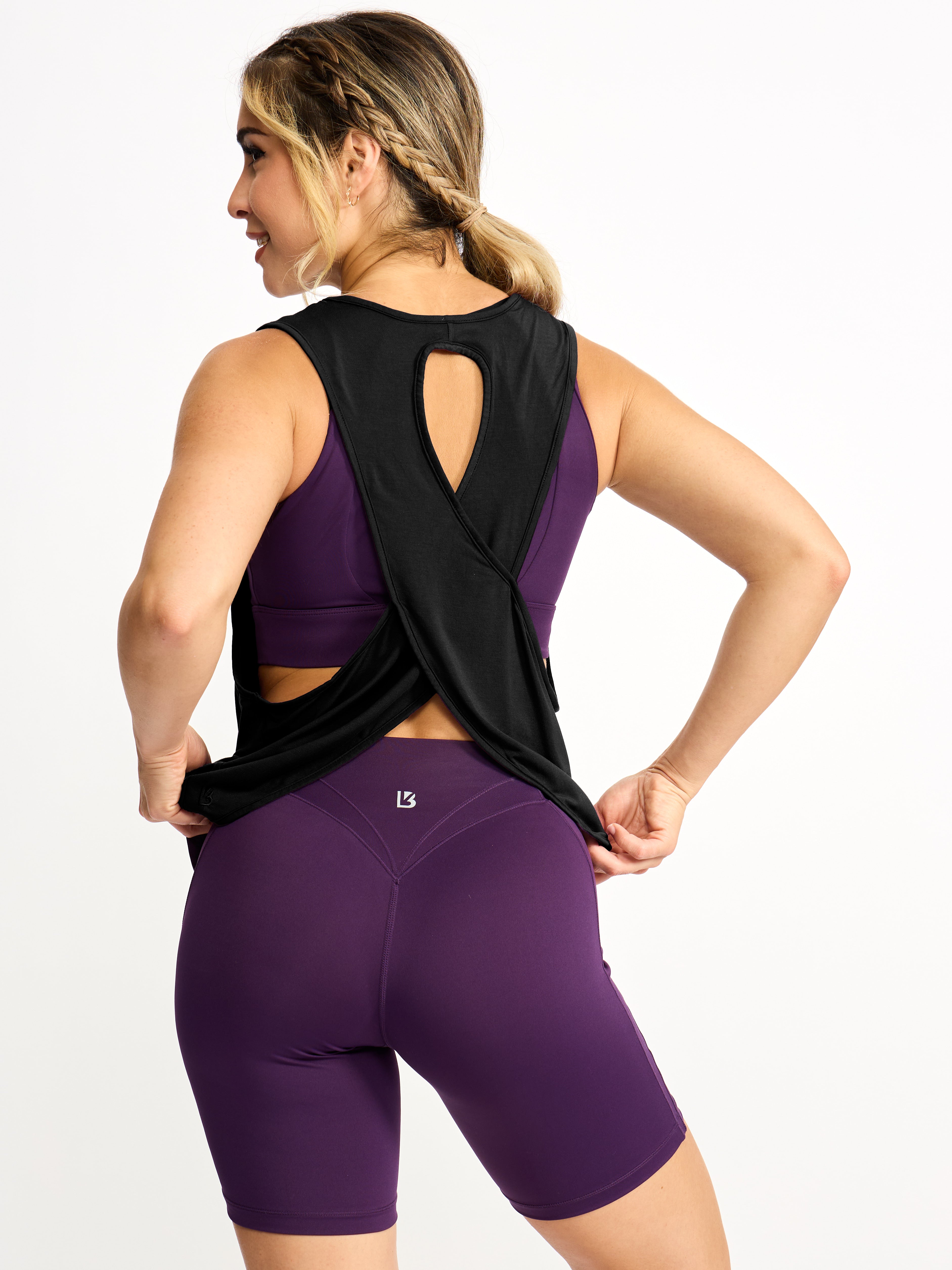 Halo Iris Tank - Onyx Black