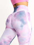 Legacy Pocket Legging - Purple Swirl Print
