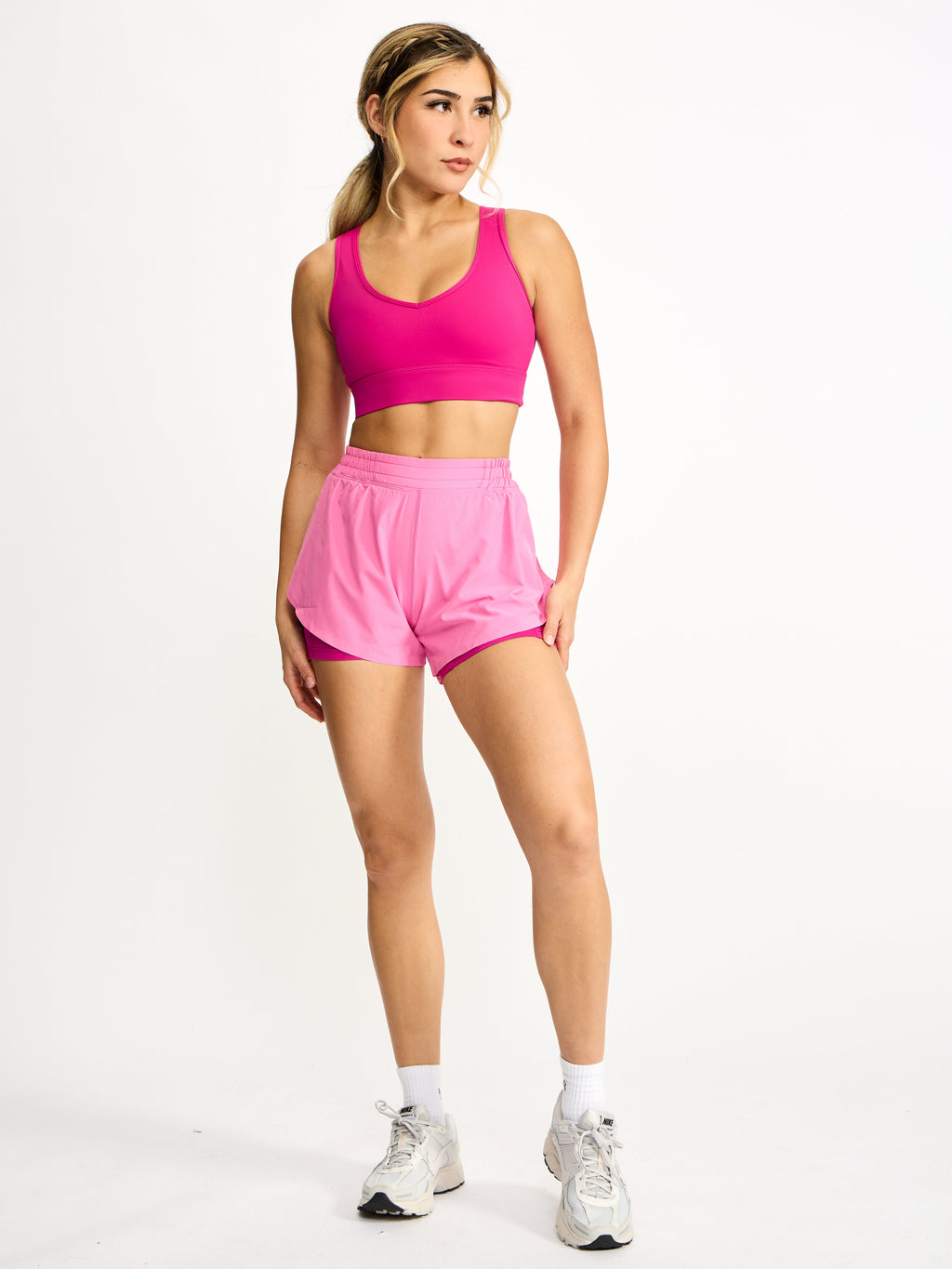 Flirty Flo Short Boyshort - Bunny Pink and Pharaoh