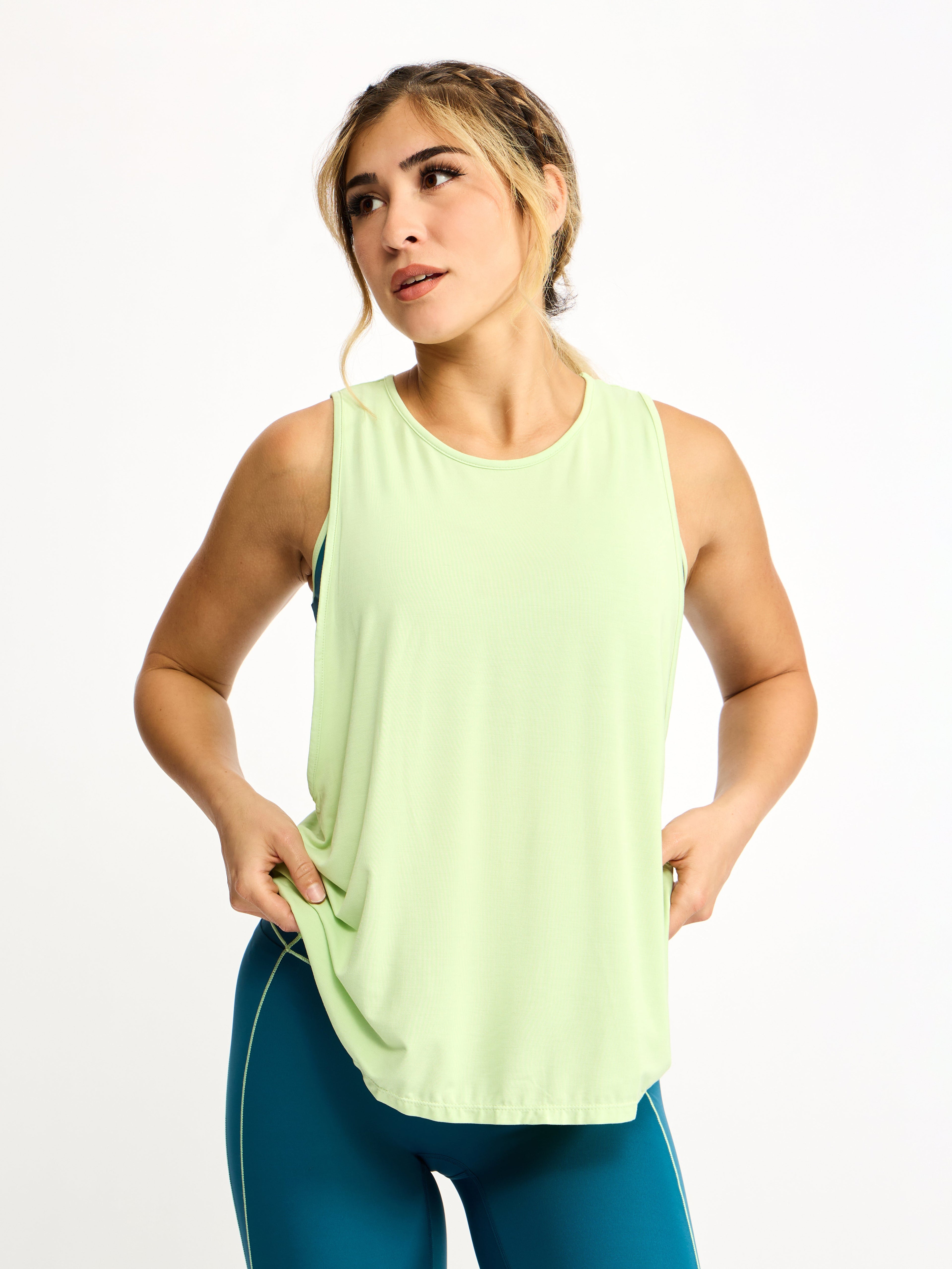 Halo Iris Tank - Lima Bean