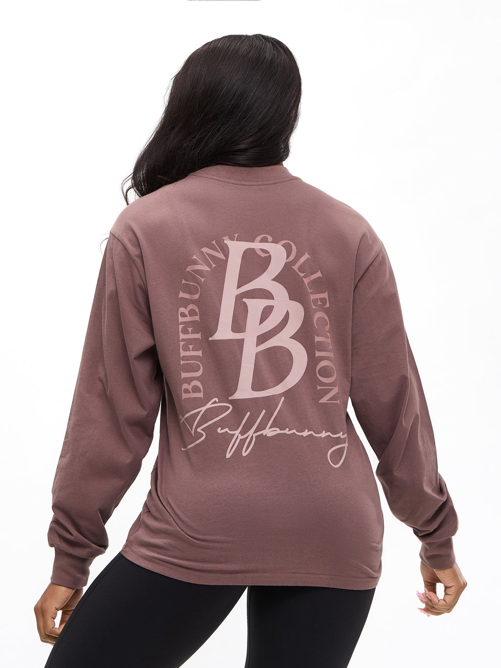 BB Long Sleeve Tee - Mocha Berry