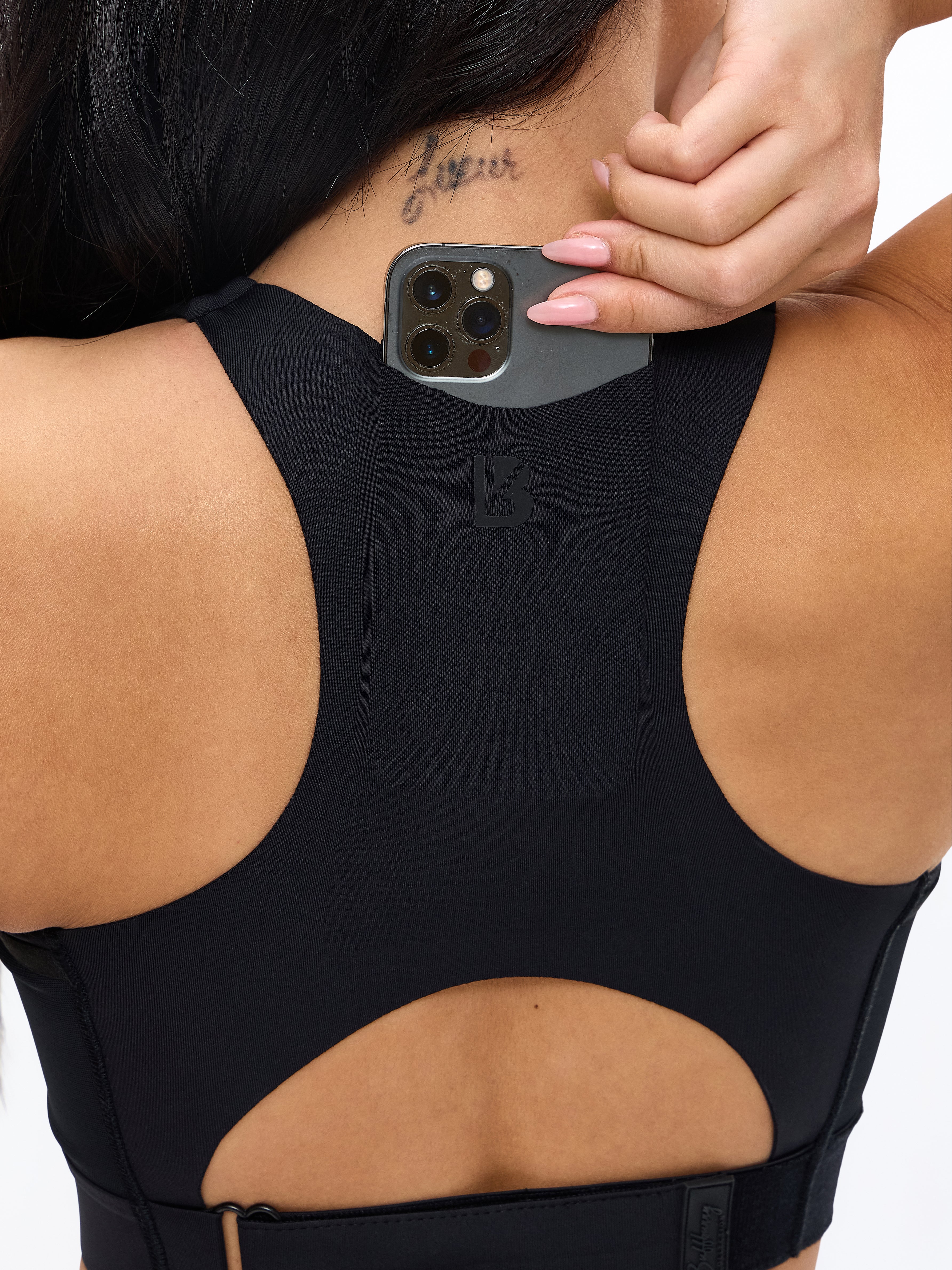 Wicked Sports Bra - Carbon Black