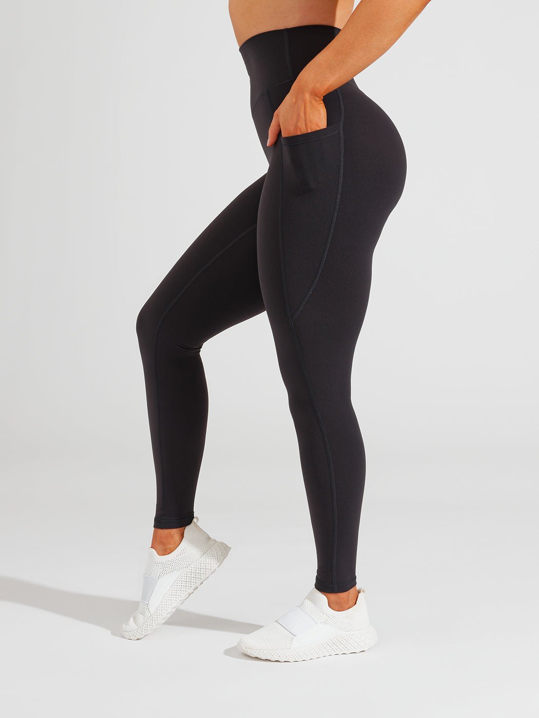 Rosa Pocket Legging - Onyx Black