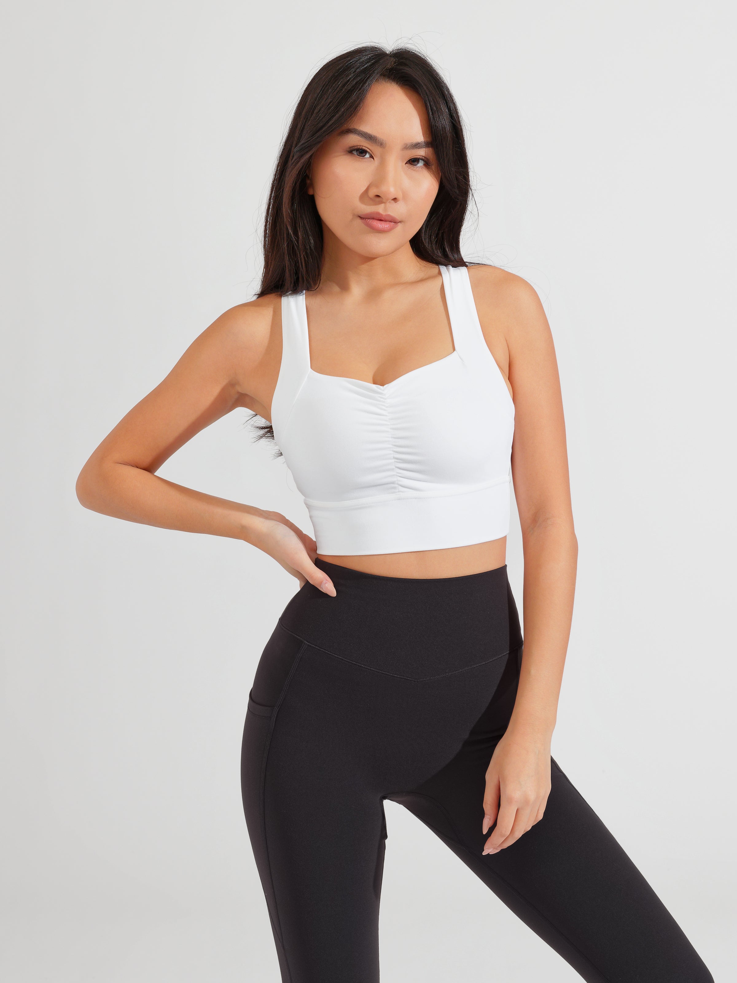 Bloom Sports Bra - White