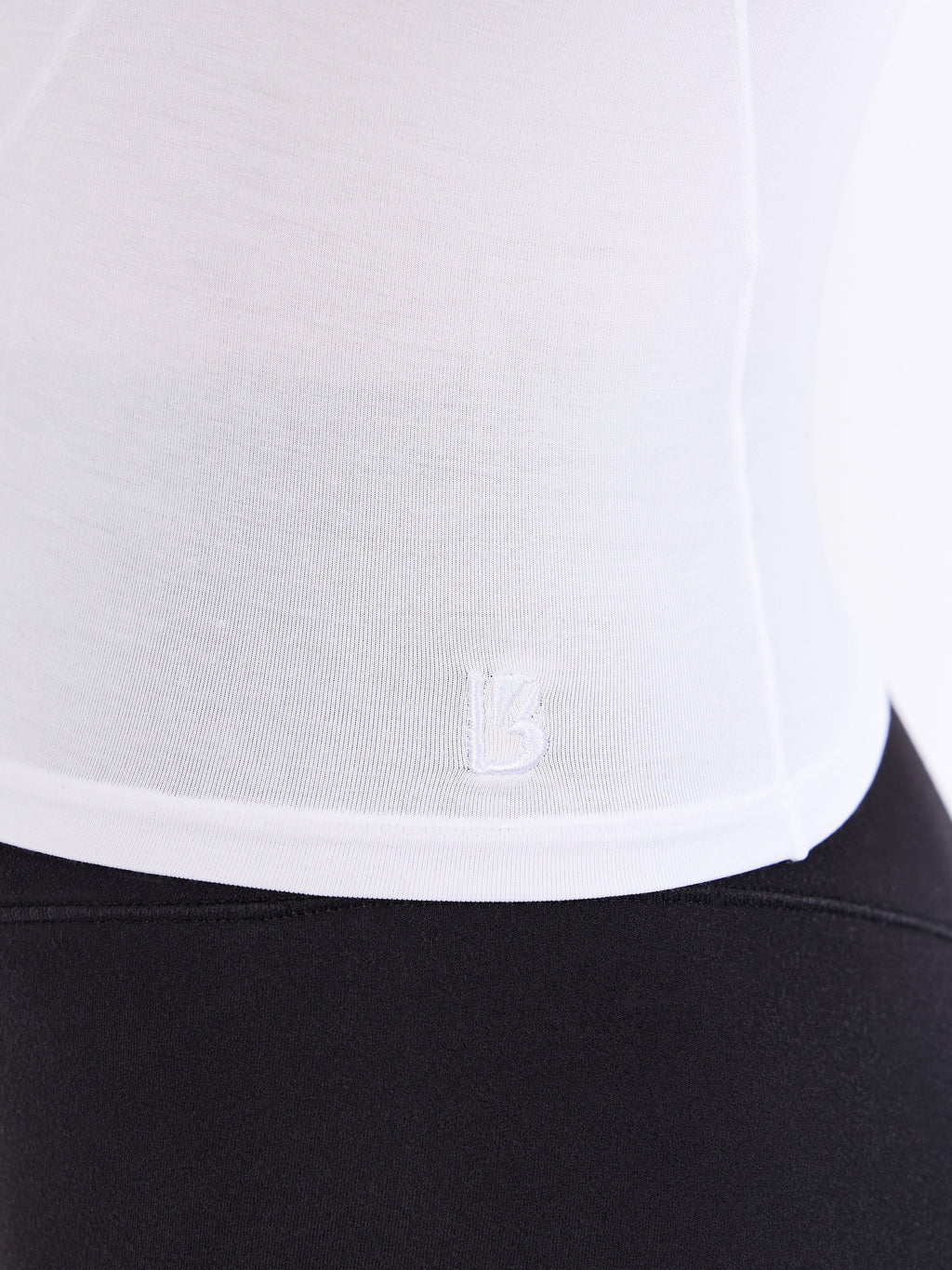 Halo Long Sleeve Baby Tee - White