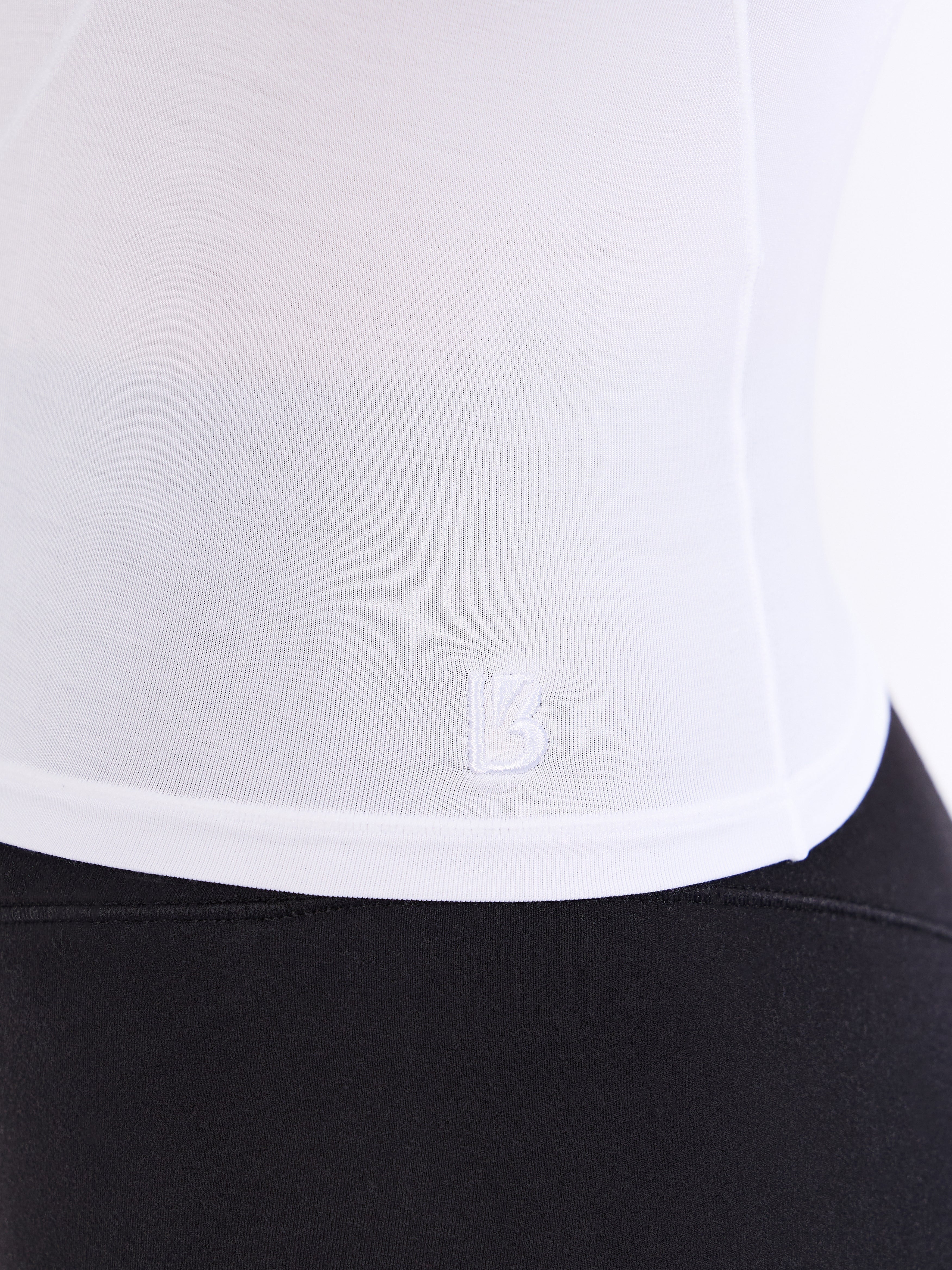 Halo Long Sleeve Baby Tee - White