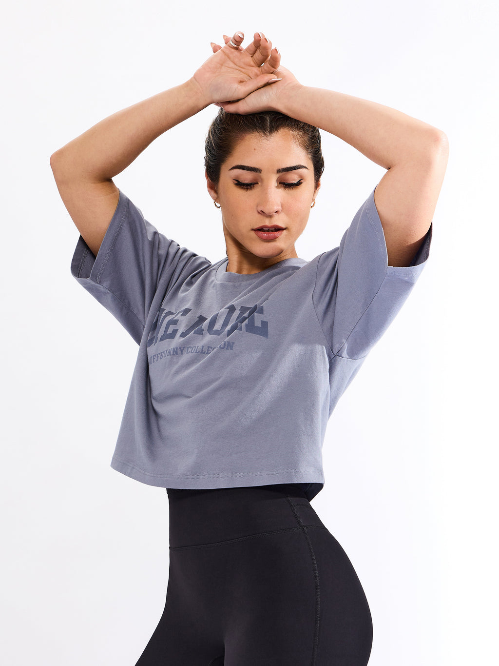 One More Crop Tee - Sterling
