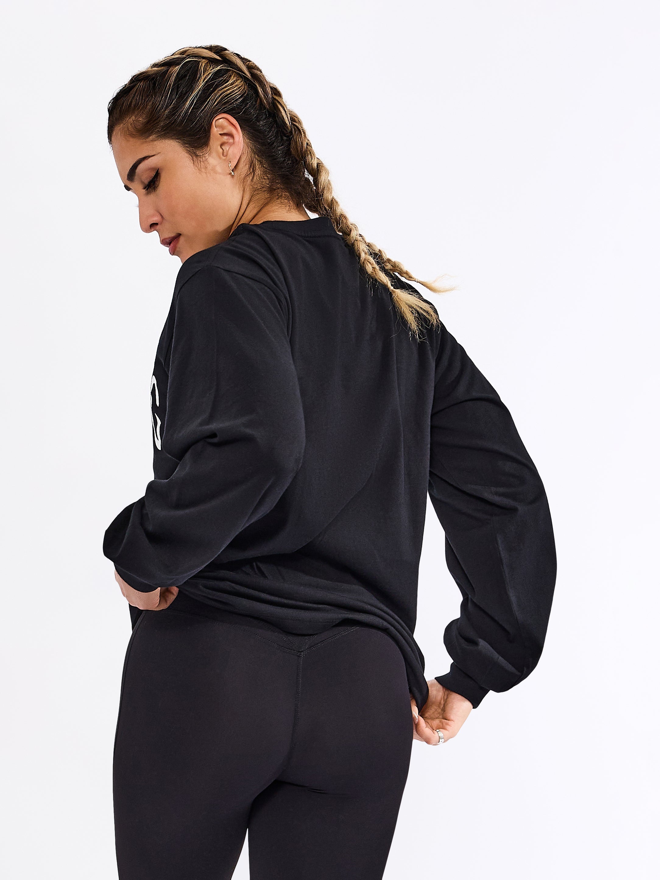 Training Long Sleeve Tee - Onyx Black