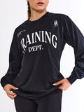 Training Long Sleeve Tee - Onyx Black