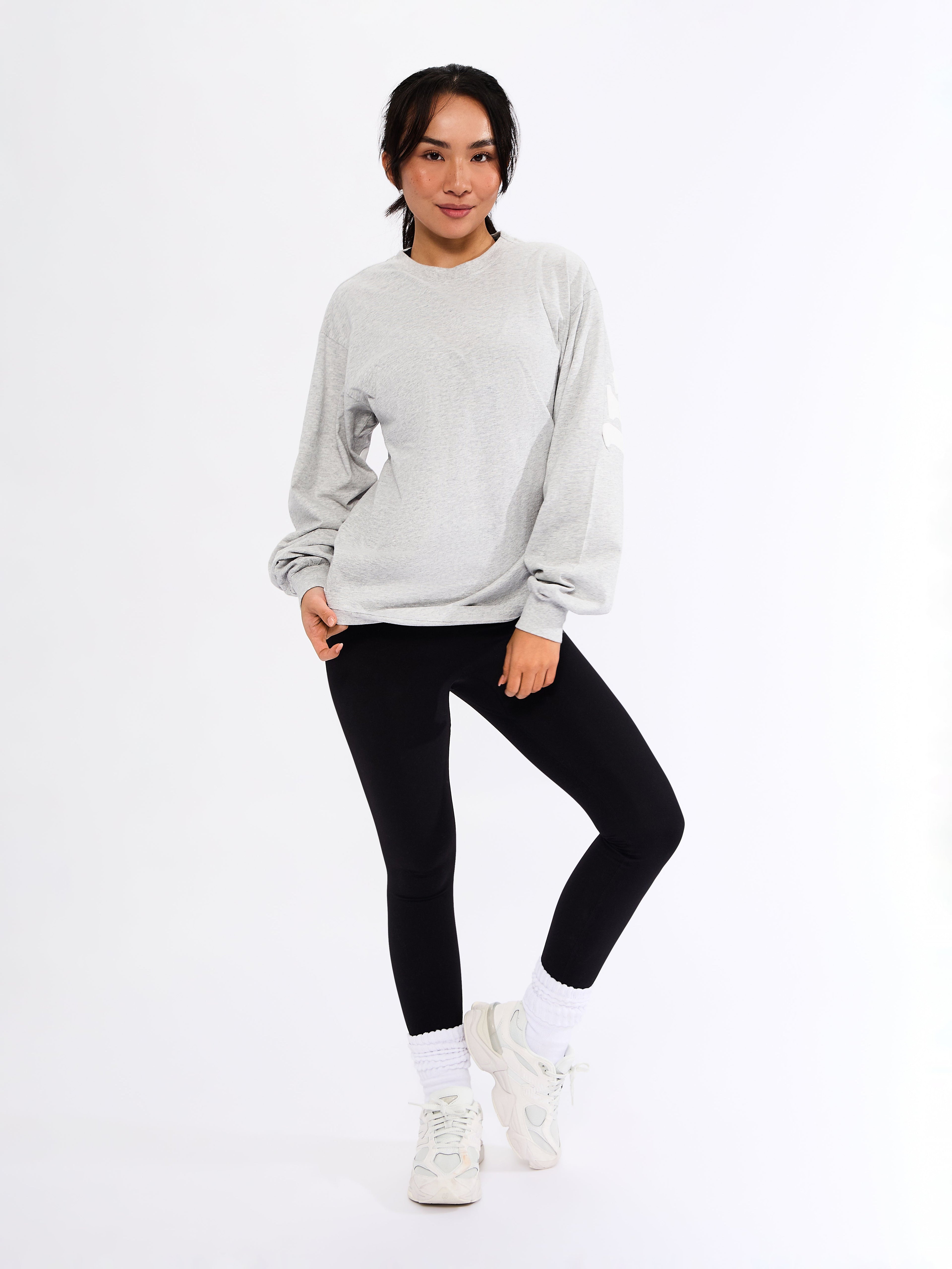 Break Long Sleeve Tee - Heather Grey