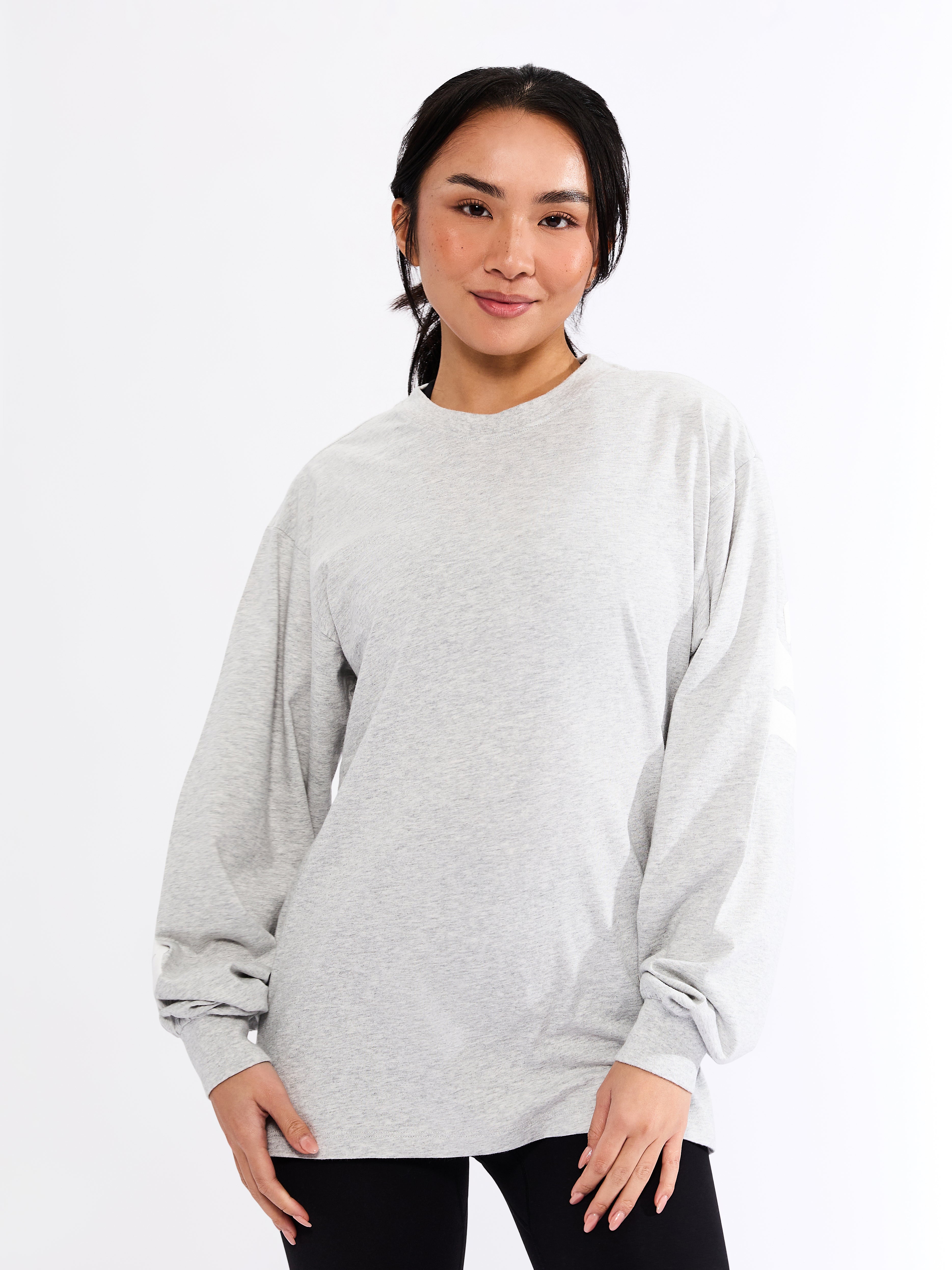 Break Long Sleeve Tee - Heather Grey