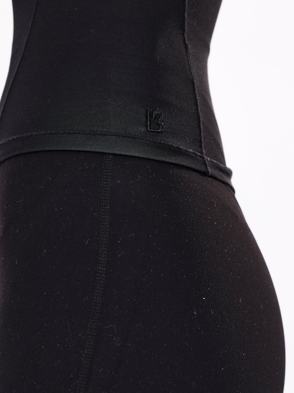 Halo Long Sleeve Hip Tee - Onyx Black