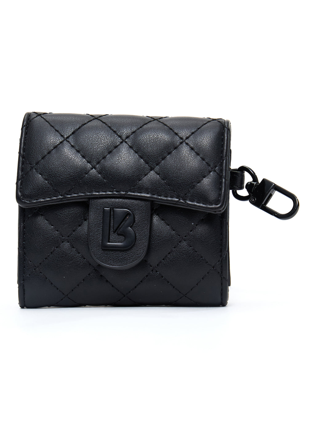 Quilted Wallet - Onyx Black