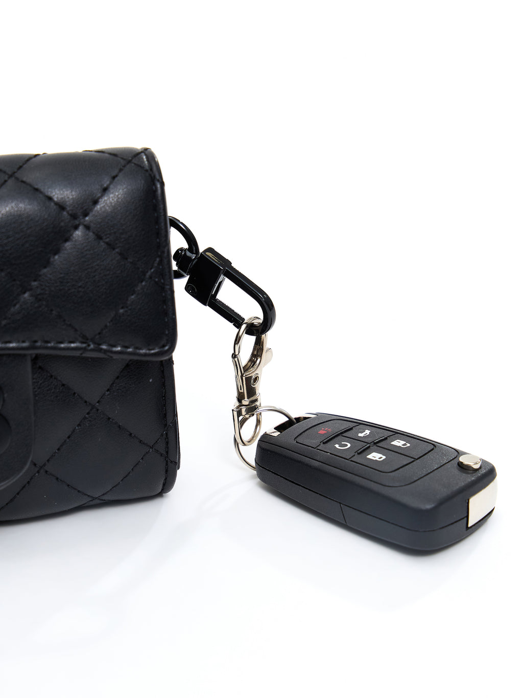 Quilted Wallet - Onyx Black